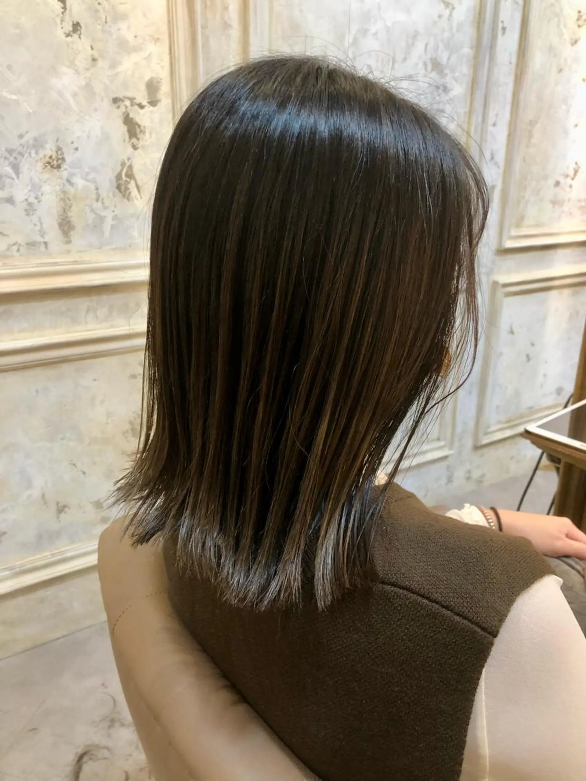 ミディアム カラー セン北徒歩５分 キシタクのヘアスタイル