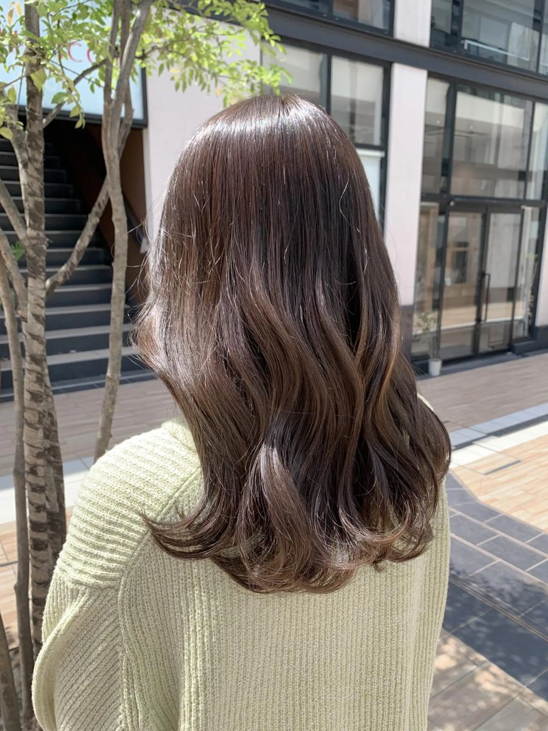 セミロング カラー ヘアアレンジ カット ヘアカラー トリートメント yuka .のヘアスタイル