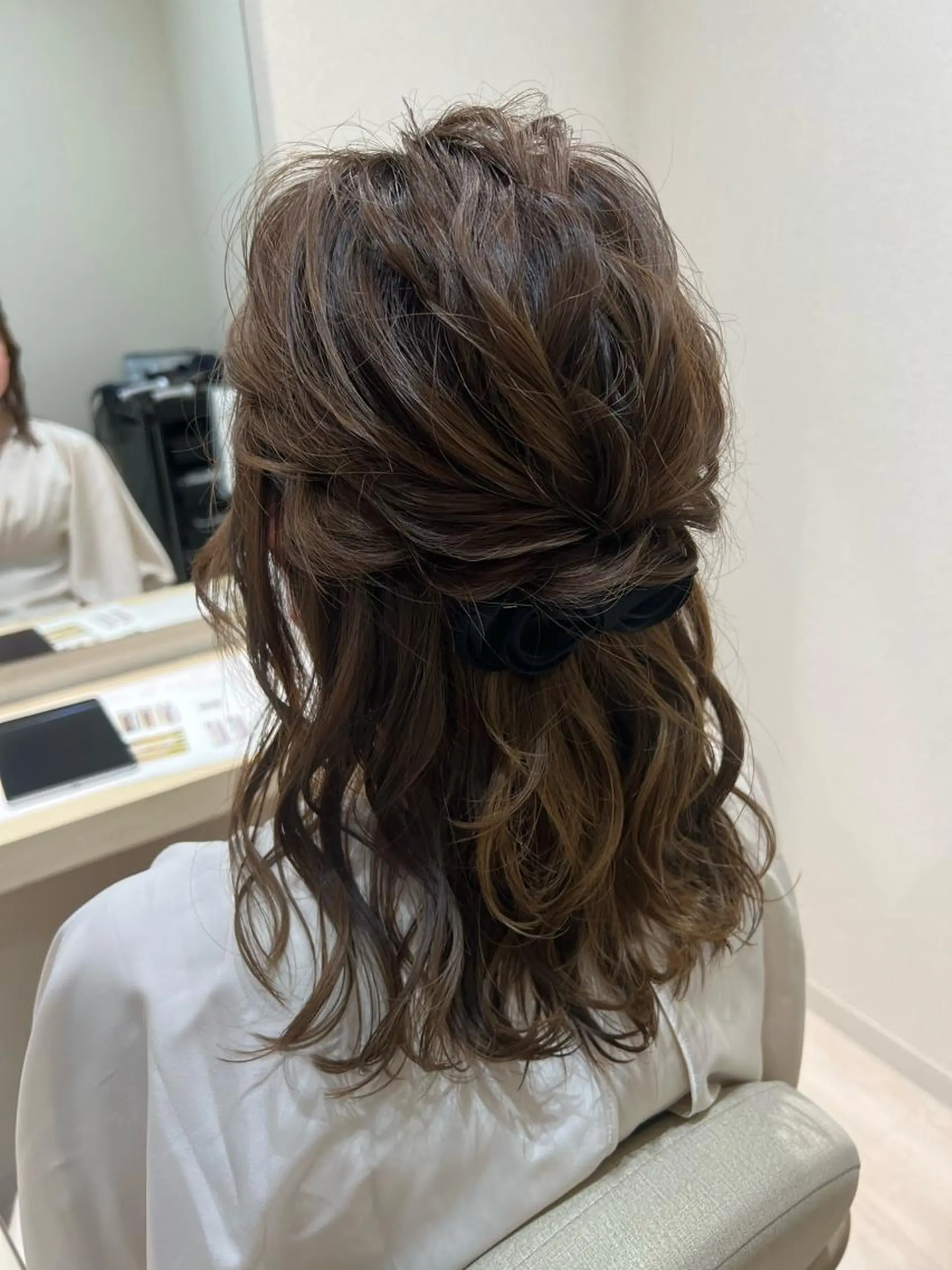 ミディアム ヘアセット mina .のヘアスタイル