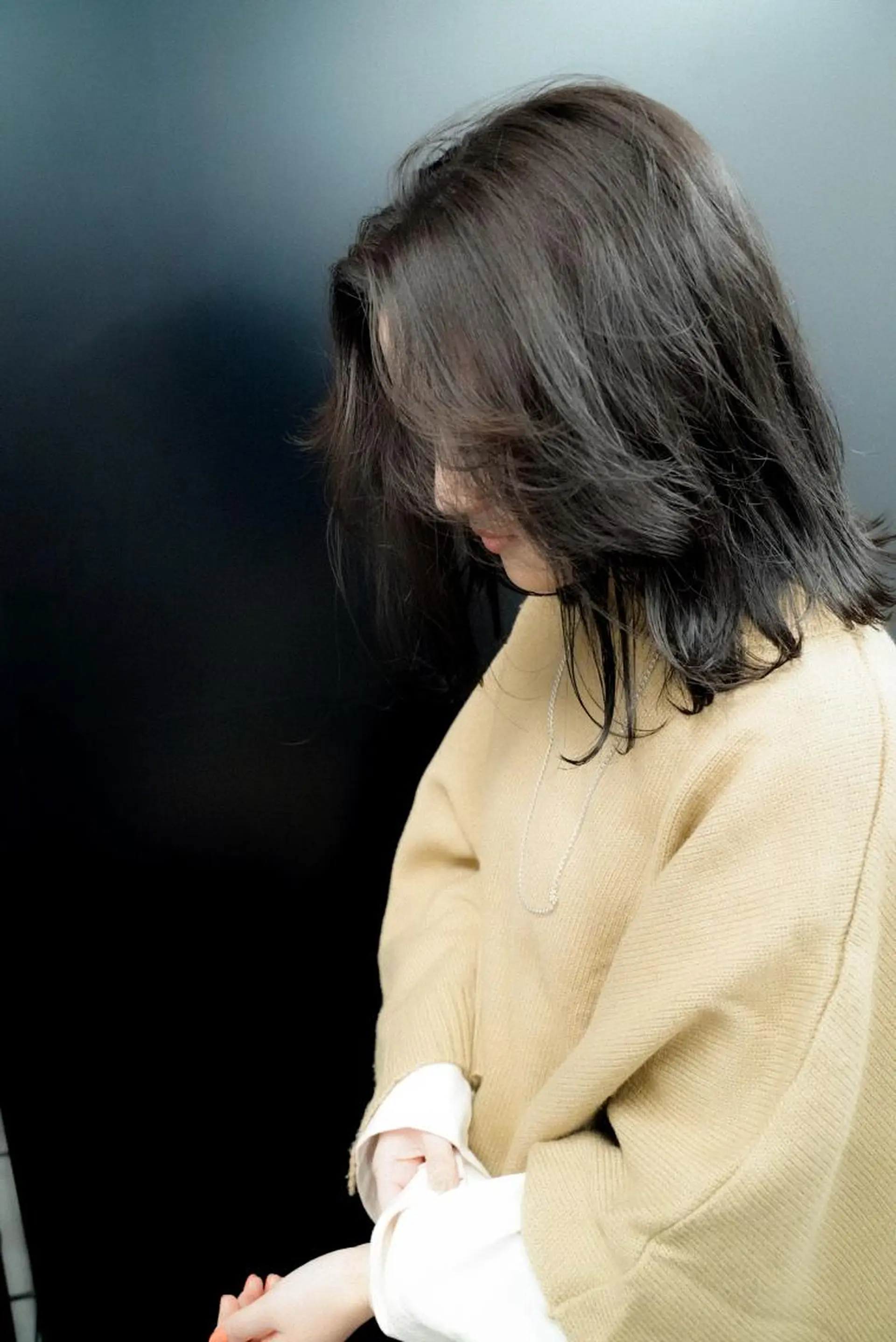 ミディアム 土井 貴司のヘアスタイル