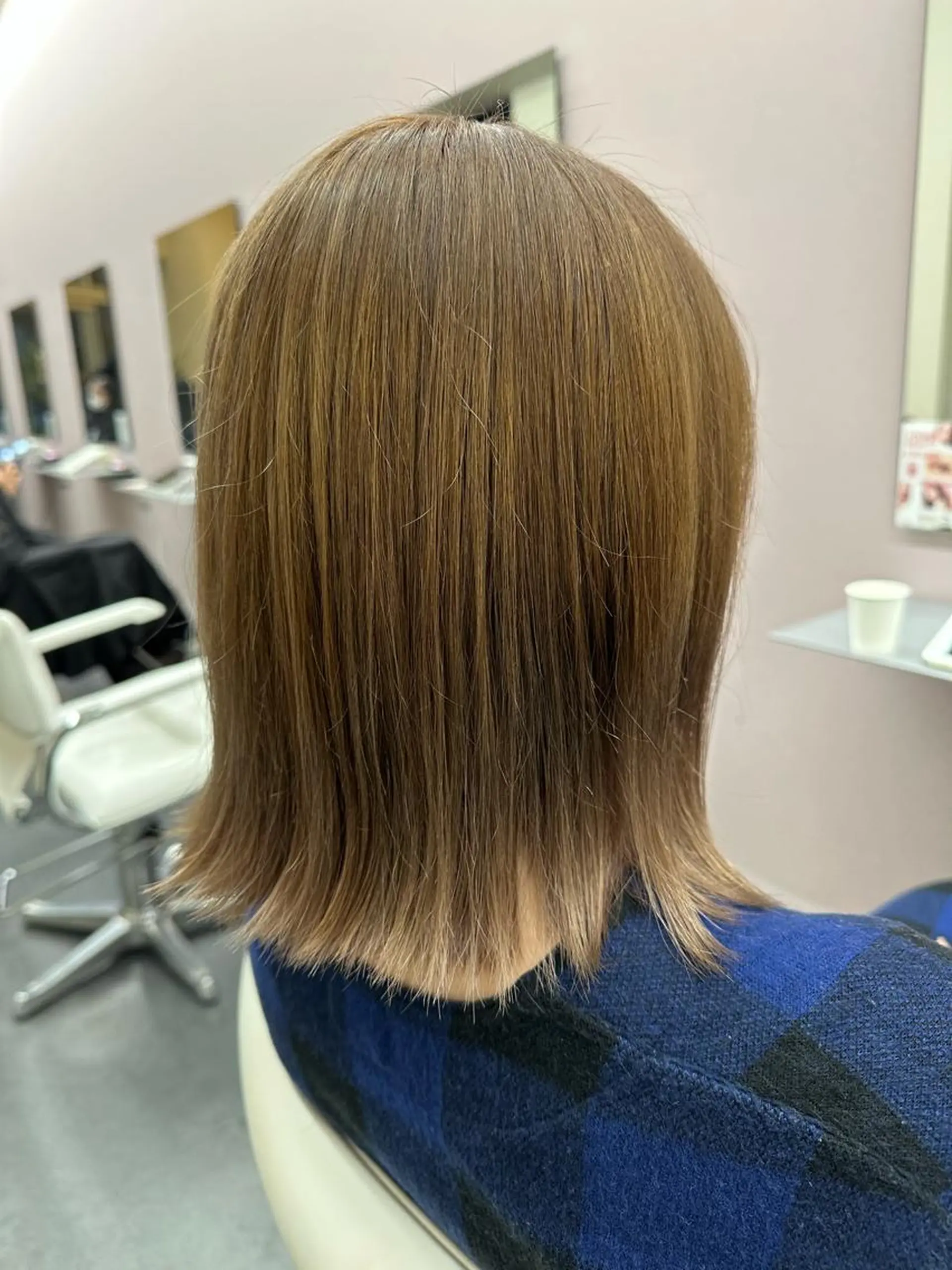 ミディアム 外ハネヘア 福田 拓人のヘアスタイル