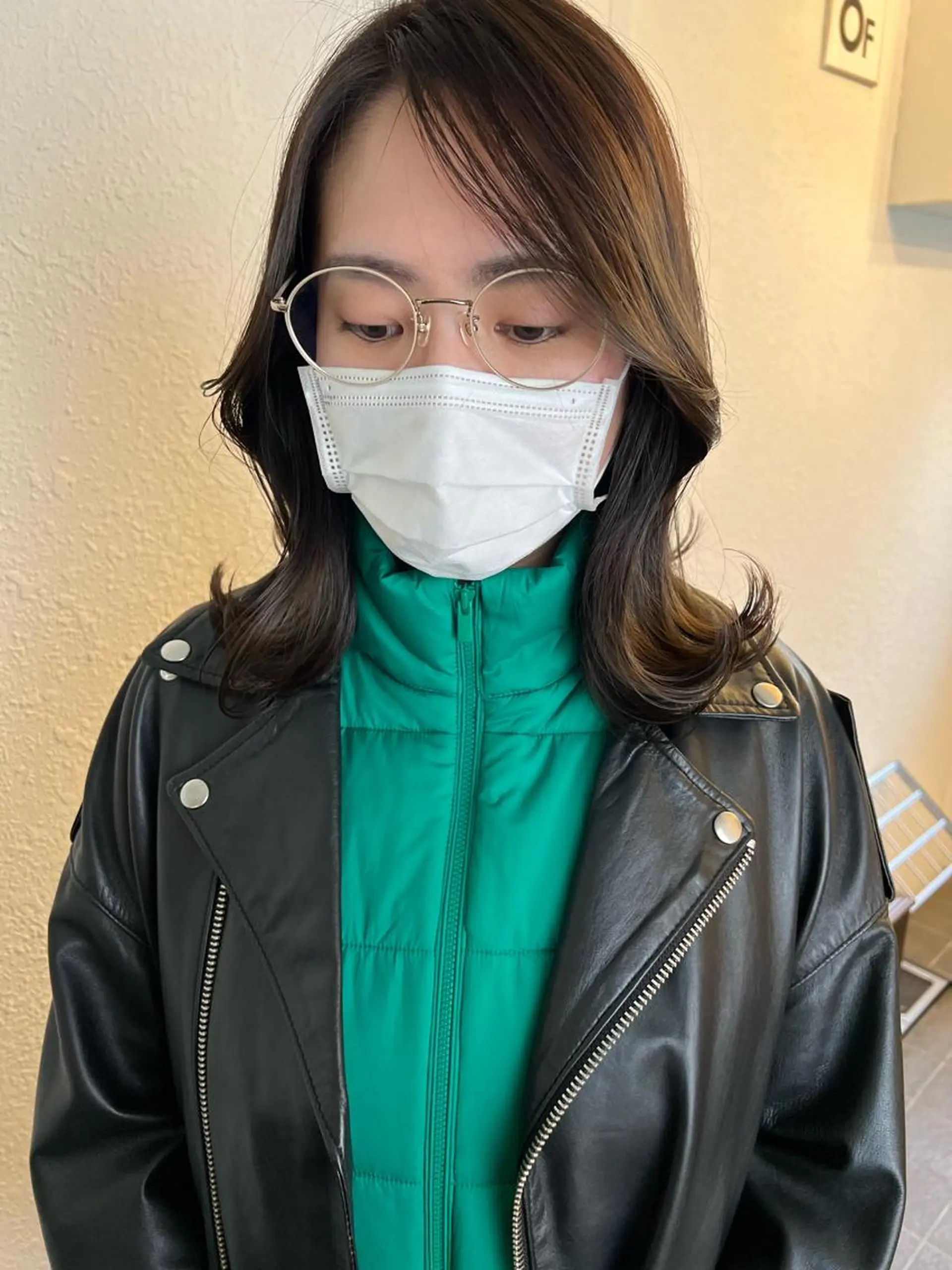 ミディアム くびれヘア 韓国風ヘア 名駅/艶韓国風ヘア miyabiのヘアスタイル