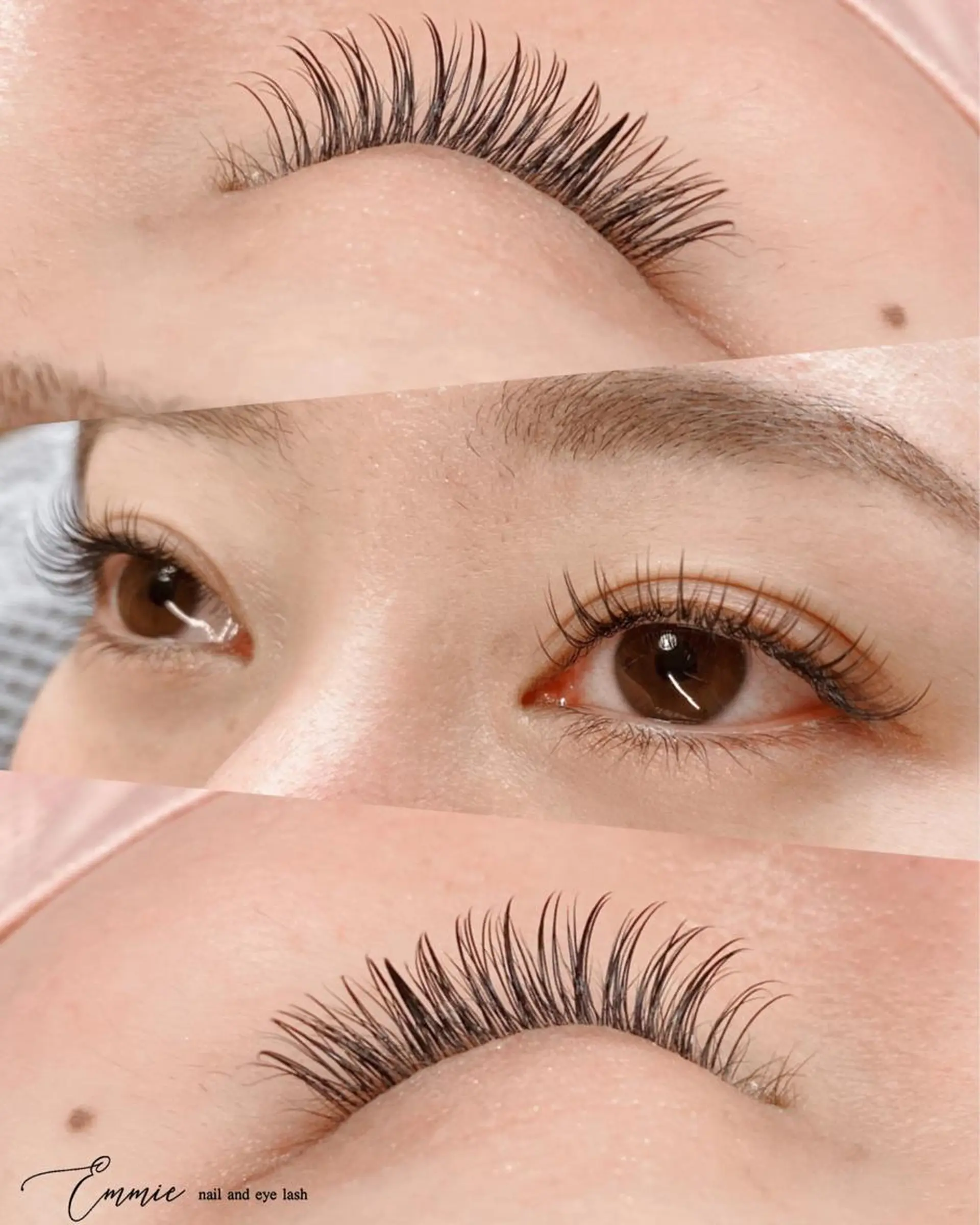 マツエク・マツパ フラットラッシュ aura Kanaのマツエク・マツパデザイン