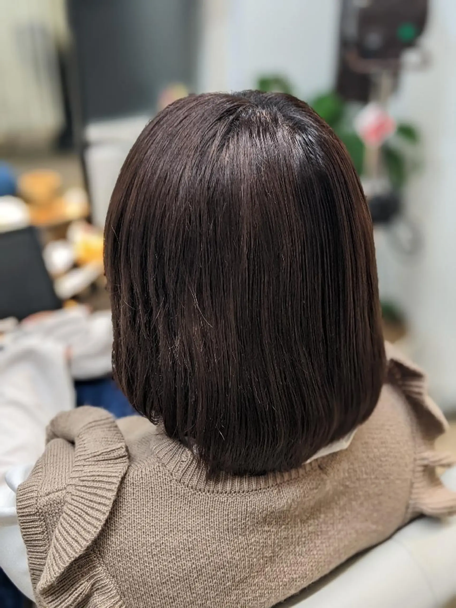 カラー ミディアム ブラウンカラー Kokeshi/吹上 /Rymlhairのヘアスタイル