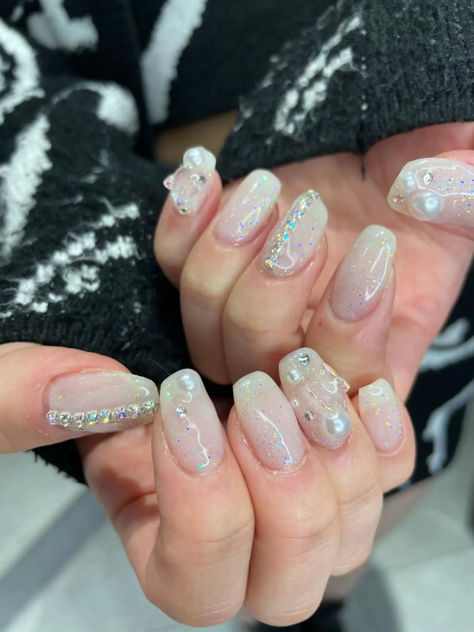 ネイル 🎀ボブ+ハイトーン シュカ👶🏻のヘアスタイル