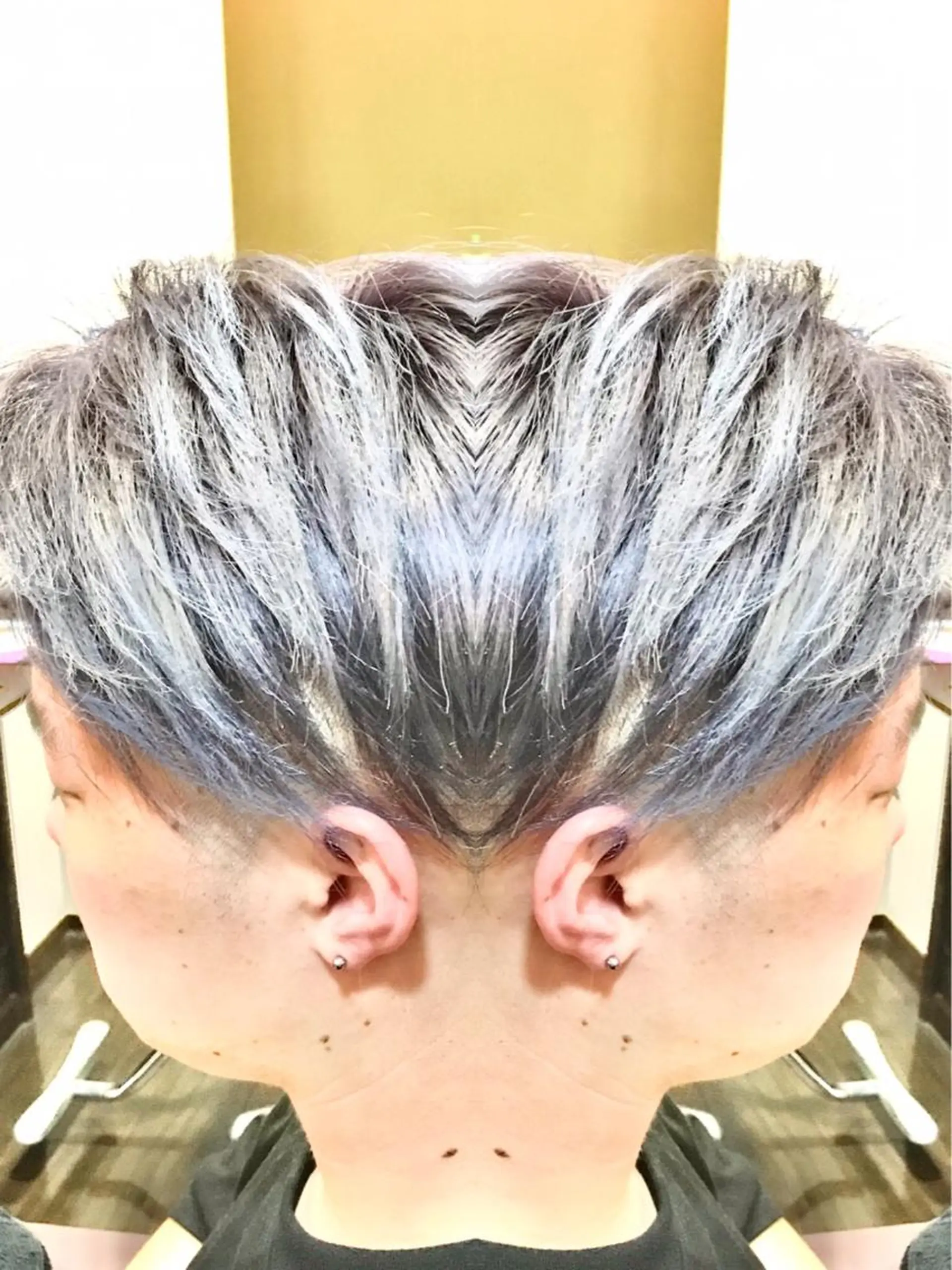 ショート カラー 透明感カラー シルバー 💎透明感カラー特化 💎TAISEIのヘアスタイル