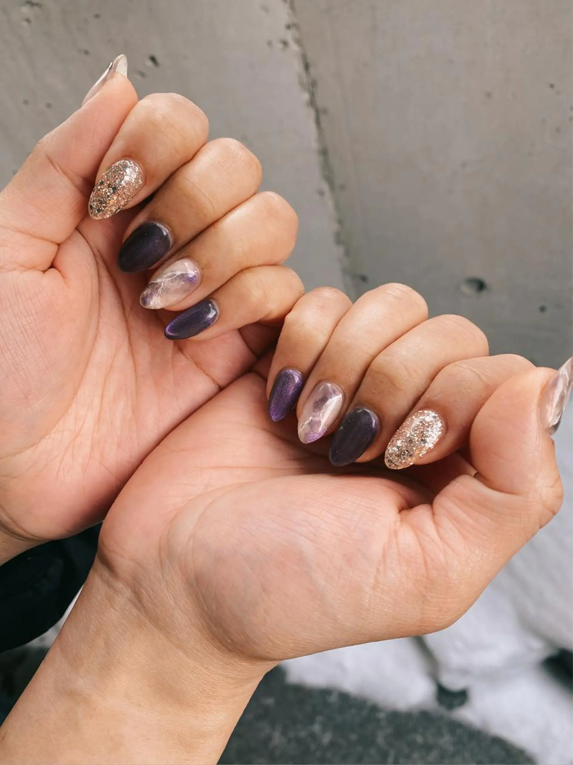 ネイル マグネットネイル ハンドネイル NAIL Salon IP所属・長谷川 奈緒美のネイルデザイン