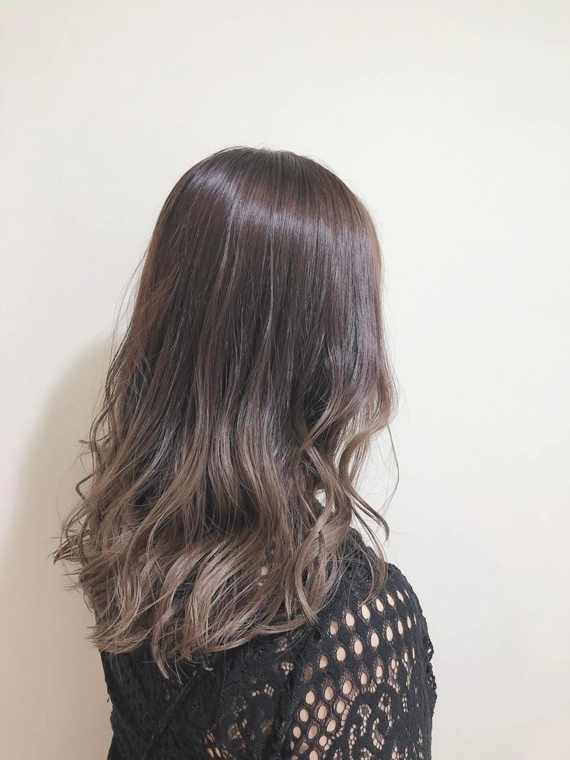 ロング カラー パーマ 梅木 潤【韓国ヘア/ 艶髪/透明感カラー】のヘアスタイル