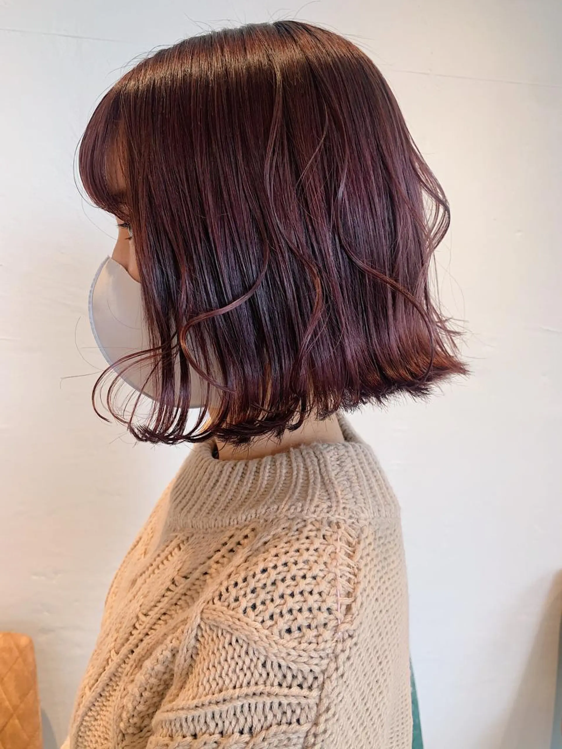 ミディアム カラー AO所属・RISAKO 艶髪モテヘア🎀府中のヘアスタイル