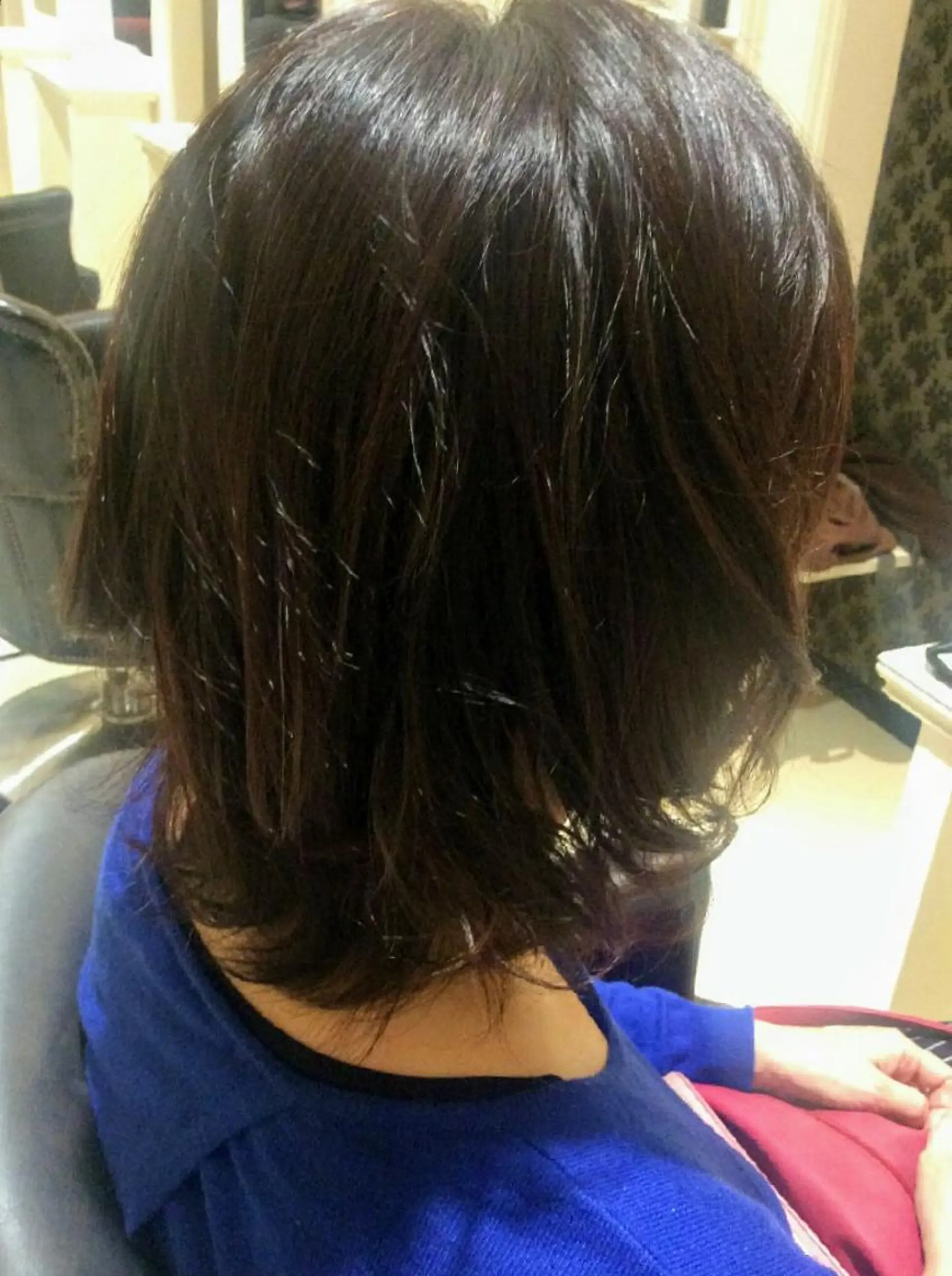 ミディアム パーマ カラー アッシュ ピンクカラー ピンクアッシュ 畠村 美智子のヘアスタイル