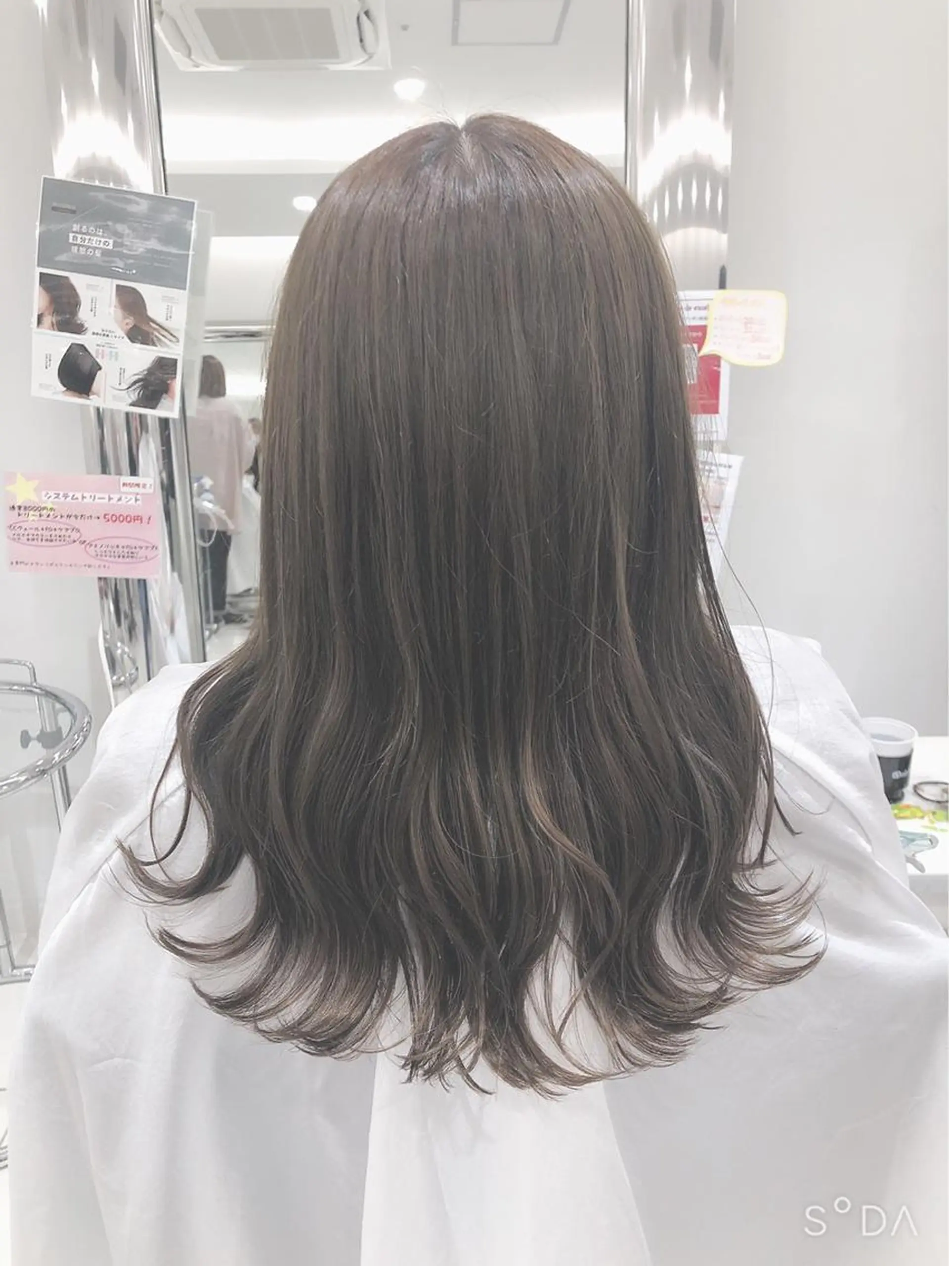 ロング カット トリートメント ヘッドスパ 仲村 貢のヘアスタイル