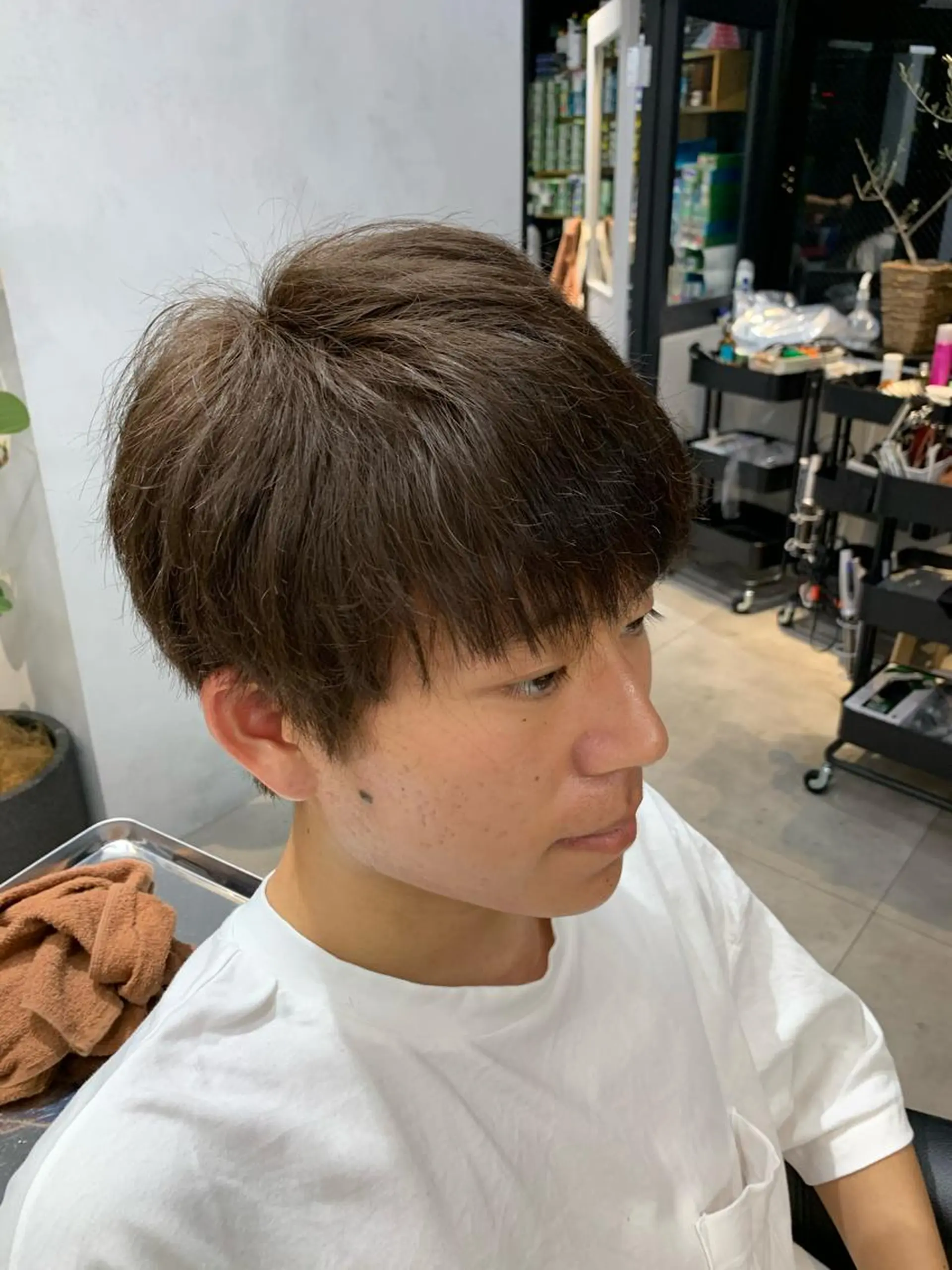 ショート カラー メンズ カット ヘアカラー ケアブリーチ/ili 村上佳那多のヘアスタイル