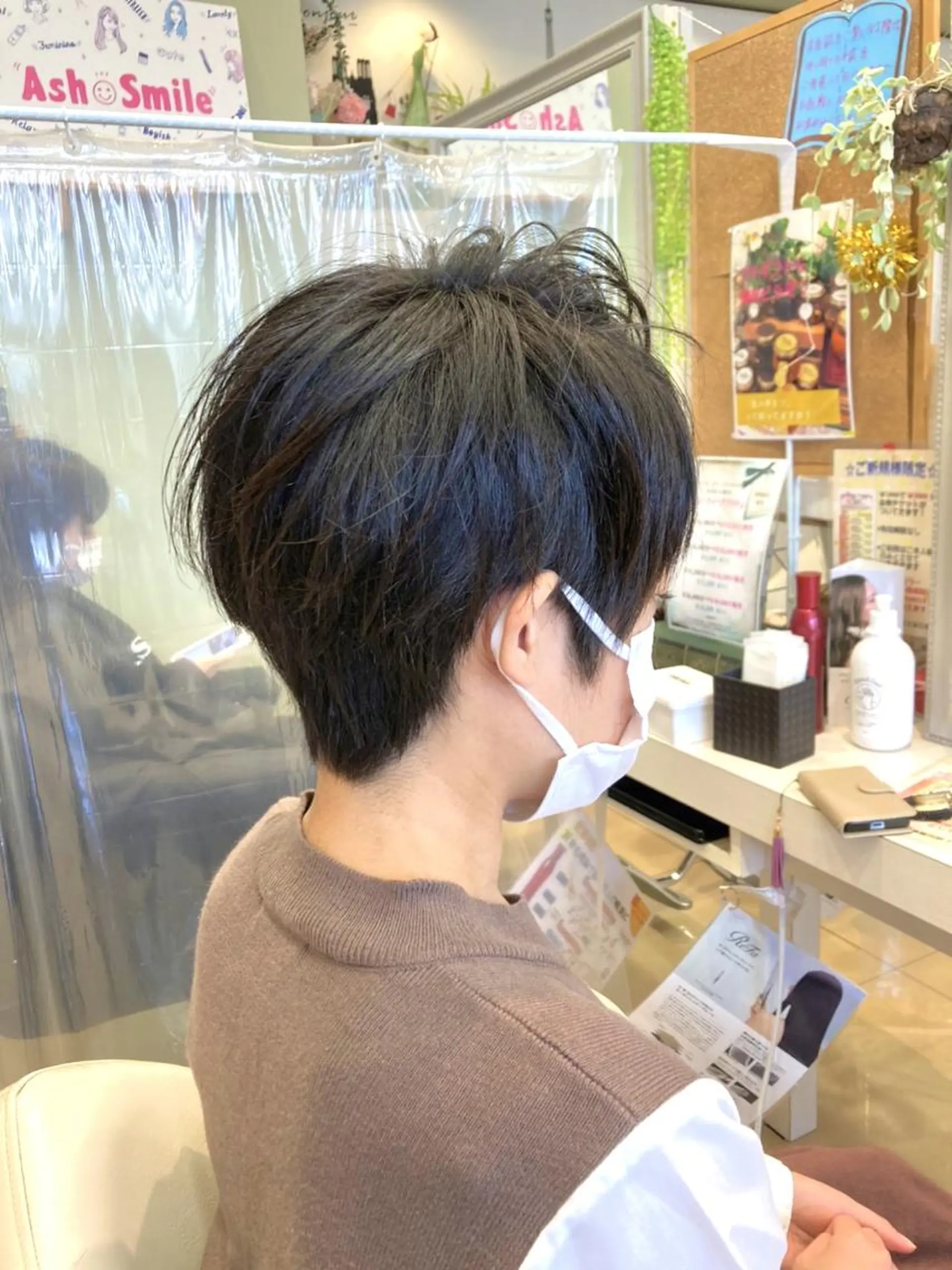 ショート くせ毛 ショートヘア トリートメント Hair&Cafe Matty’sのヘアスタイル