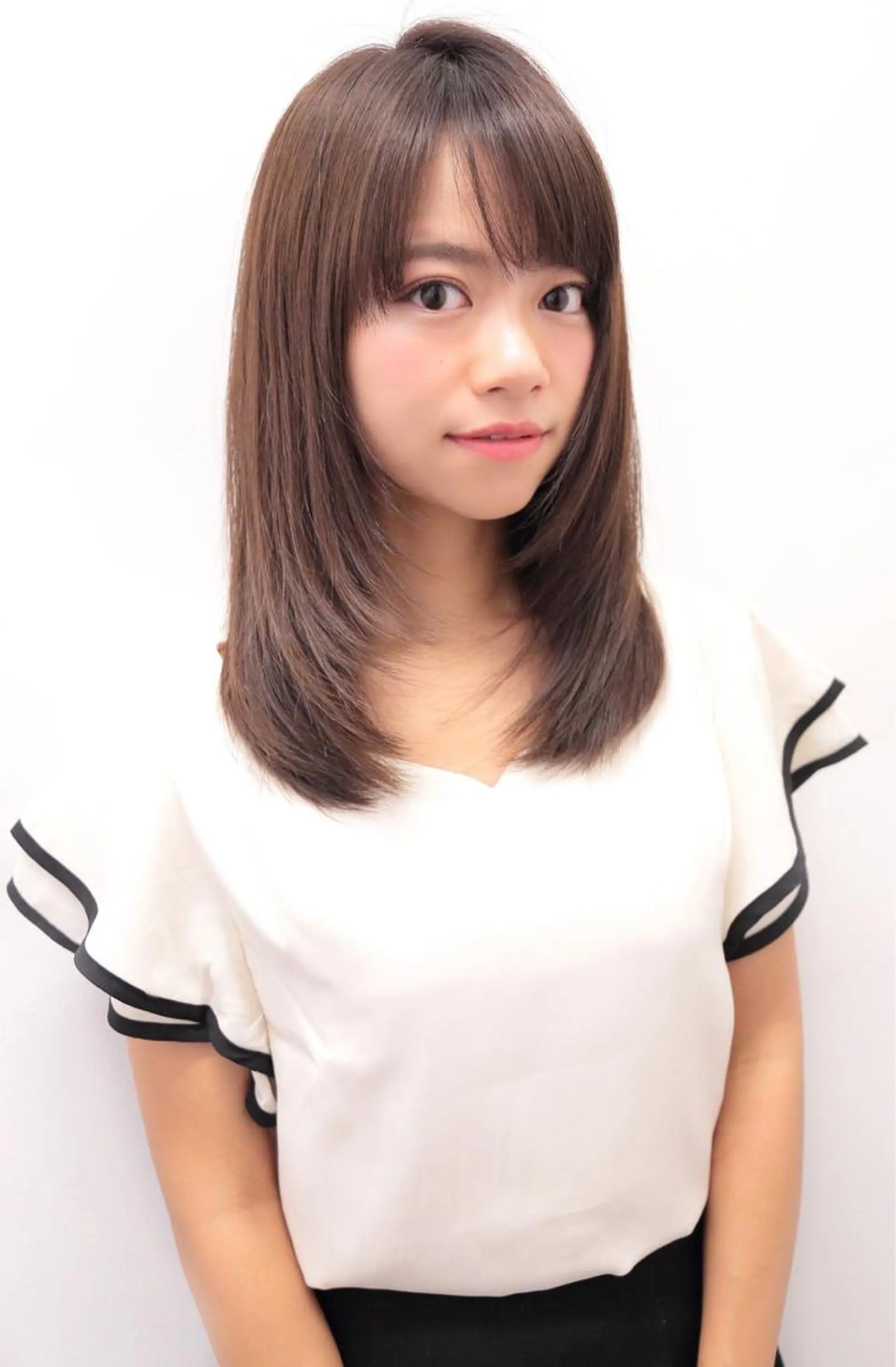 ミディアム カラー パーマ 縮毛矯正 ストレートパーマ カット 縮毛矯正 髪質改善/縮毛矯正/ ボブ/店長/槌矢圭悟のヘアスタイル