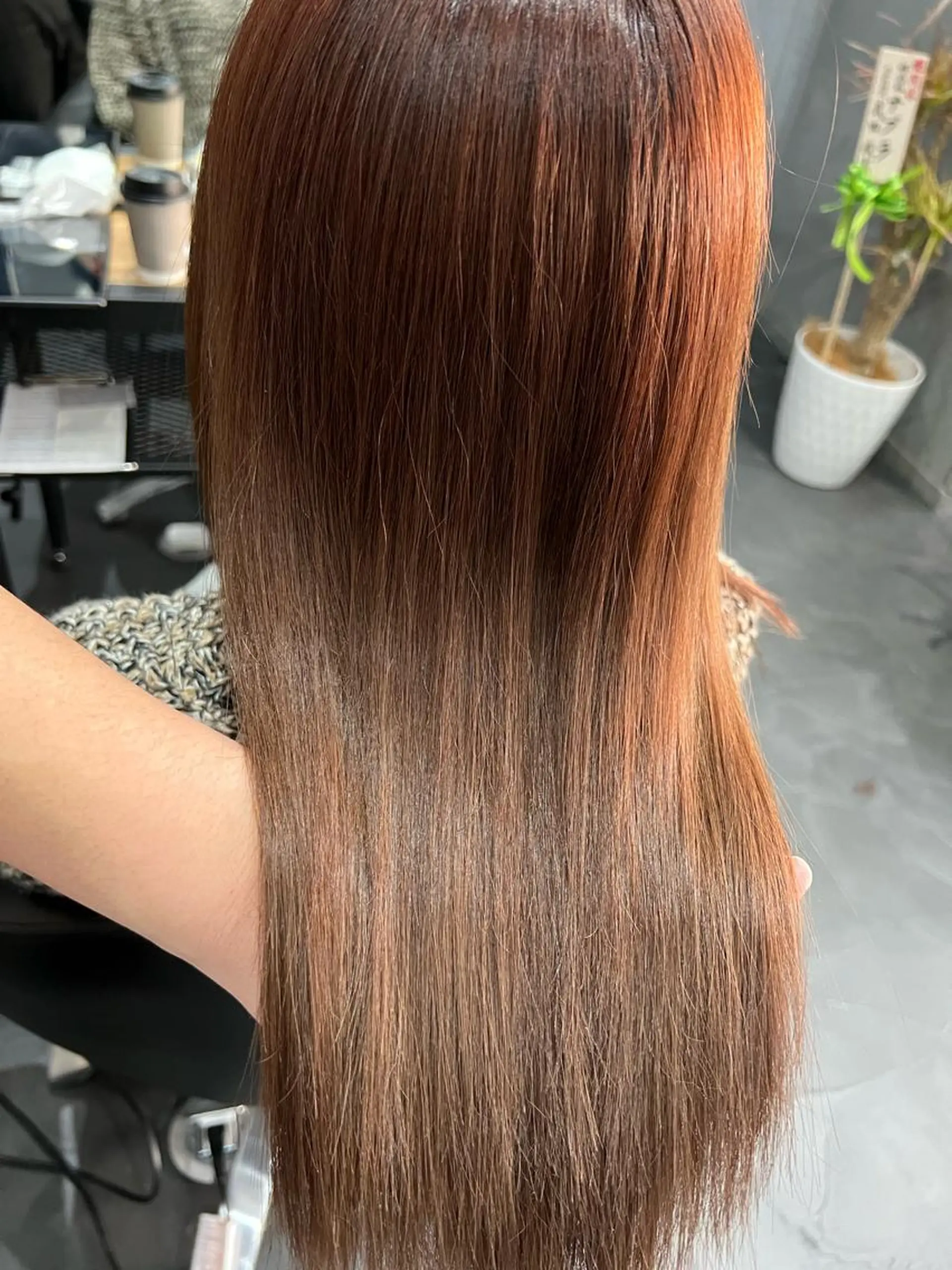 セミロング カット ヘアカラー トリートメント 乾かすだけで艶髪酸性 ストレート髙橋悠耶のヘアスタイル