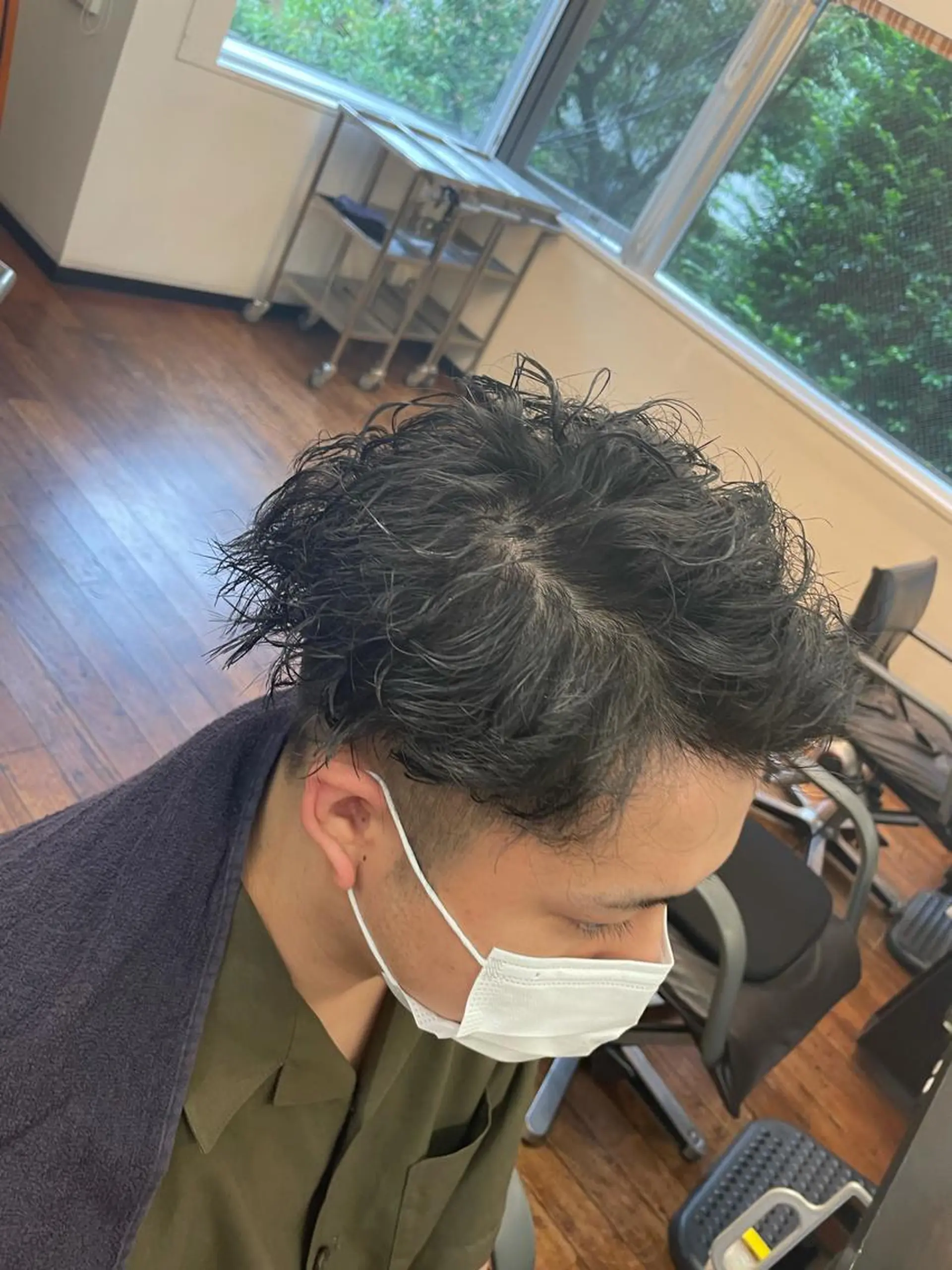 ショート パーマ メンズ カット パーマ 🌸髪質改善🌸 Shuhei🗝♠のヘアスタイル