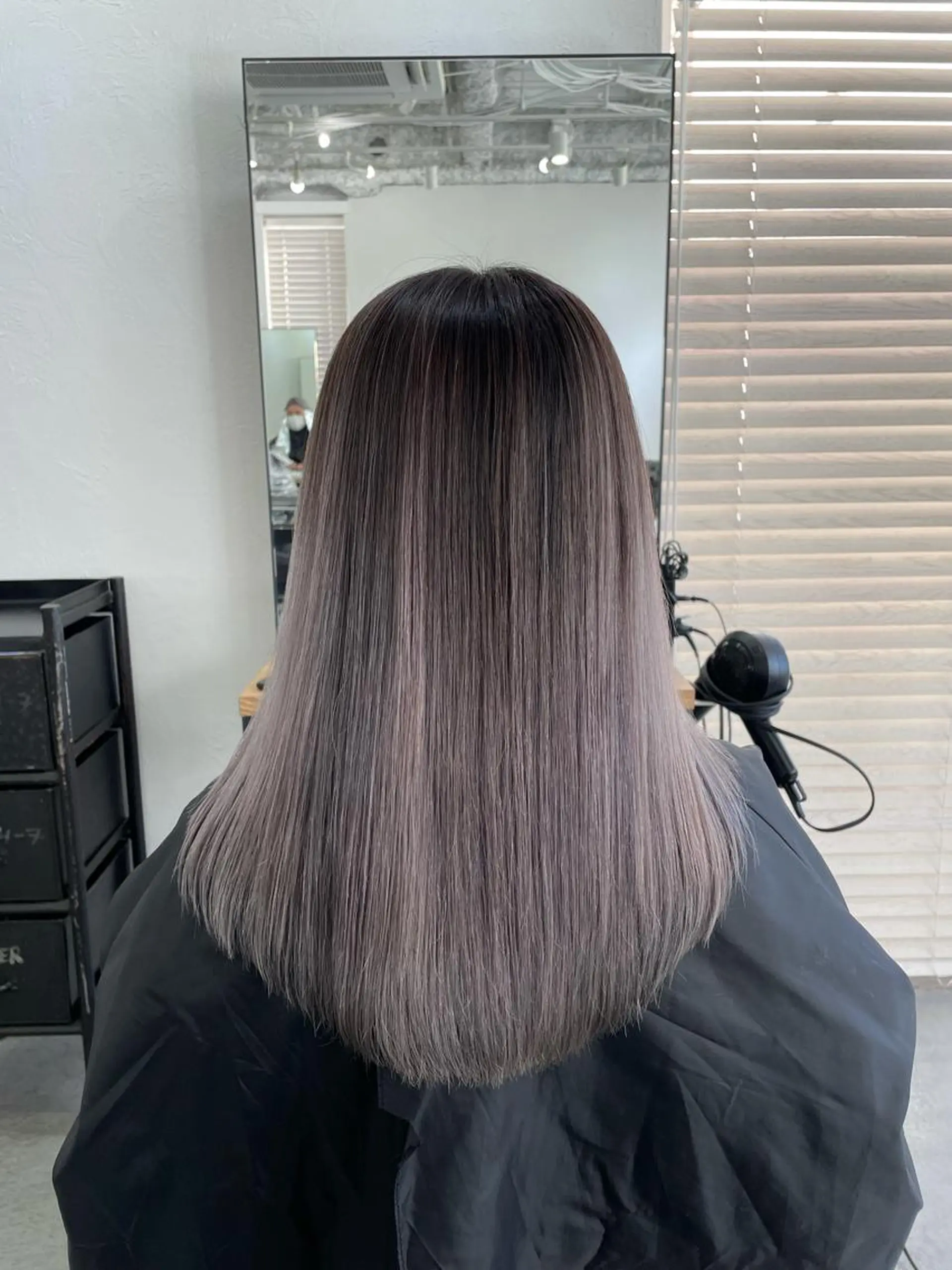 ロング カラー ヘアアレンジ ヘアカラー トリートメント 韓国/ハイトーン/ ボブ🎀MIKU🎀のヘアスタイル