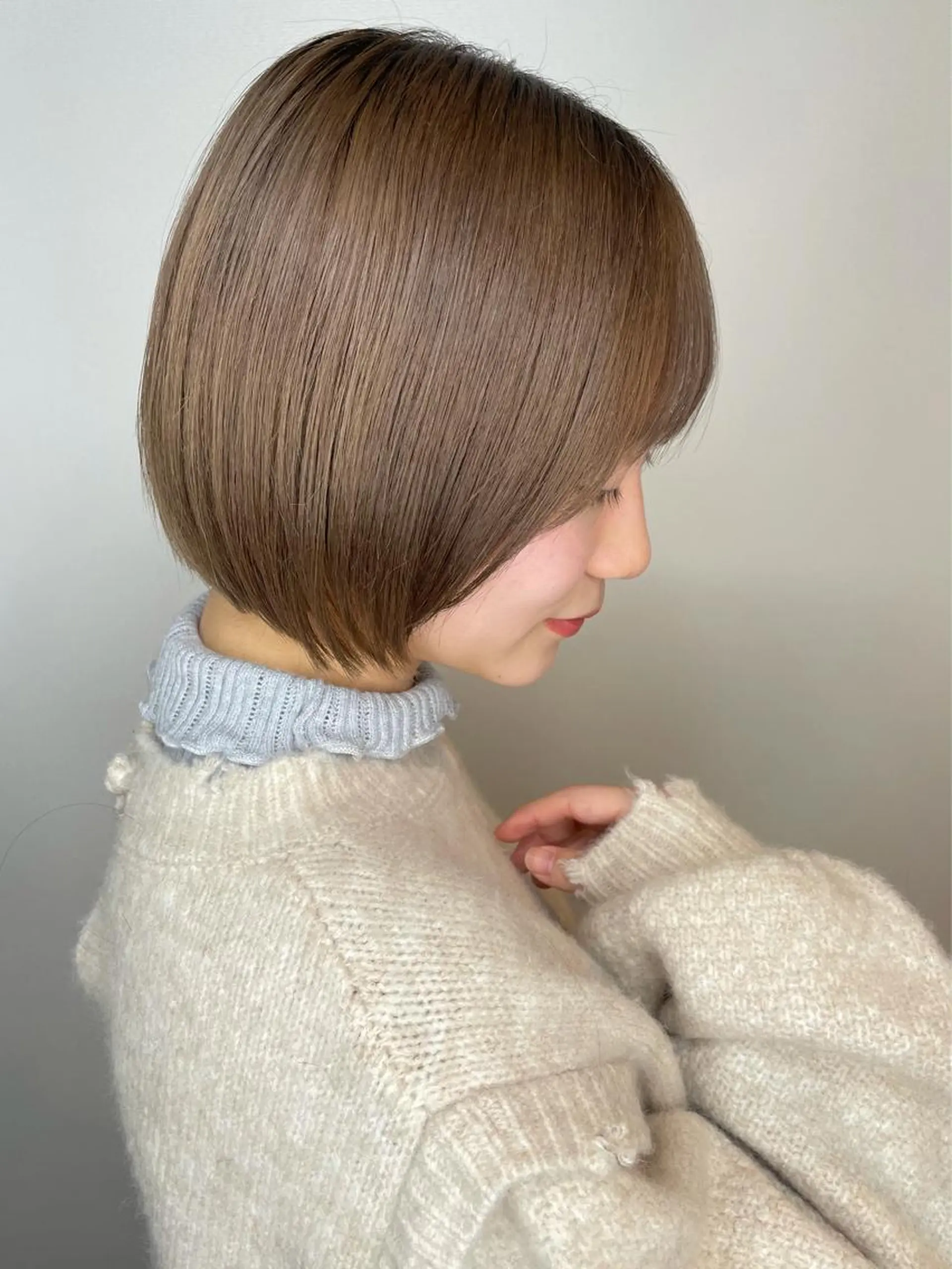 ショート カラー トリートメント カット ヘアカラー トリートメント 佐藤 魁人のヘアスタイル