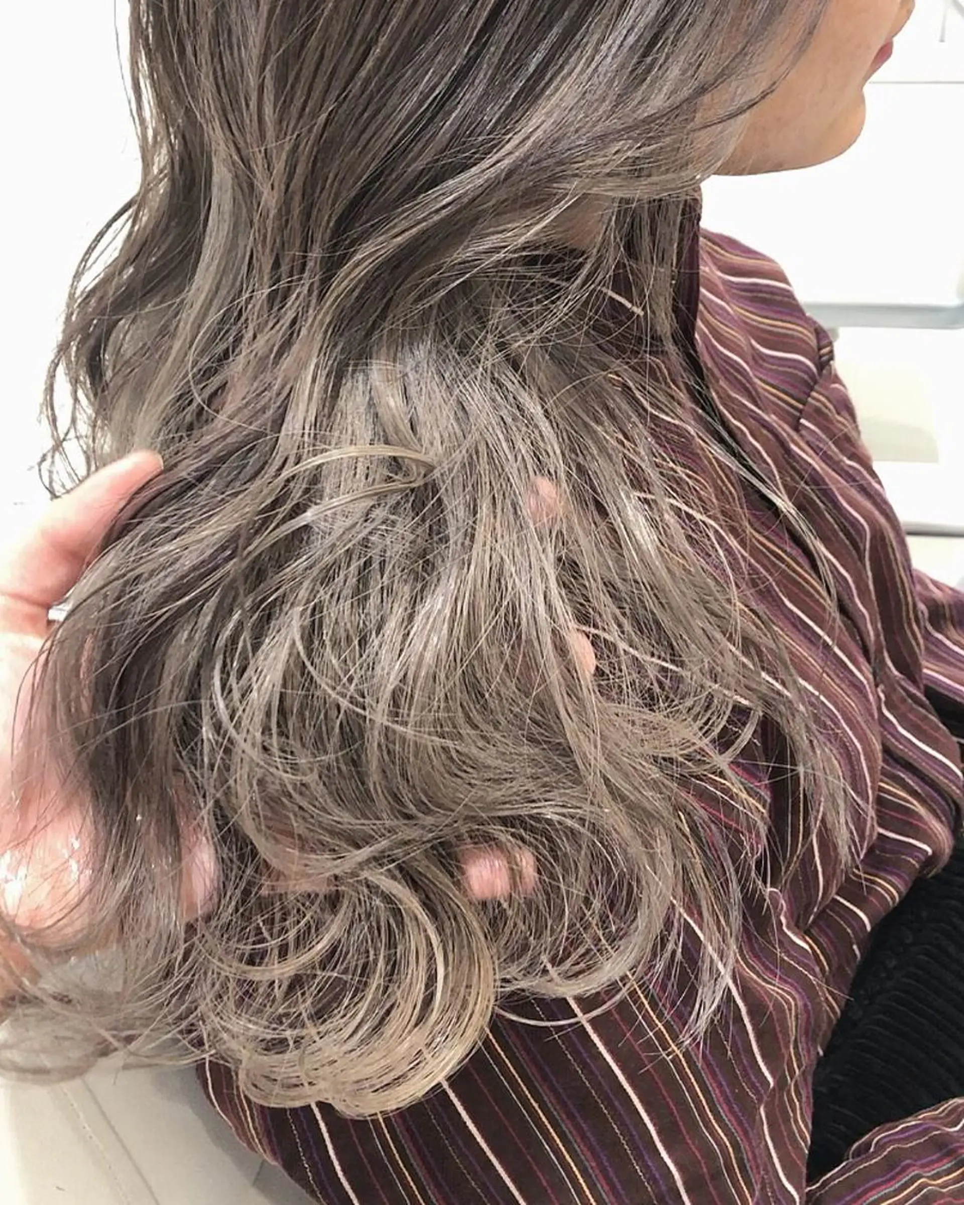 ロング ヘアカラー sano sayakaのヘアスタイル