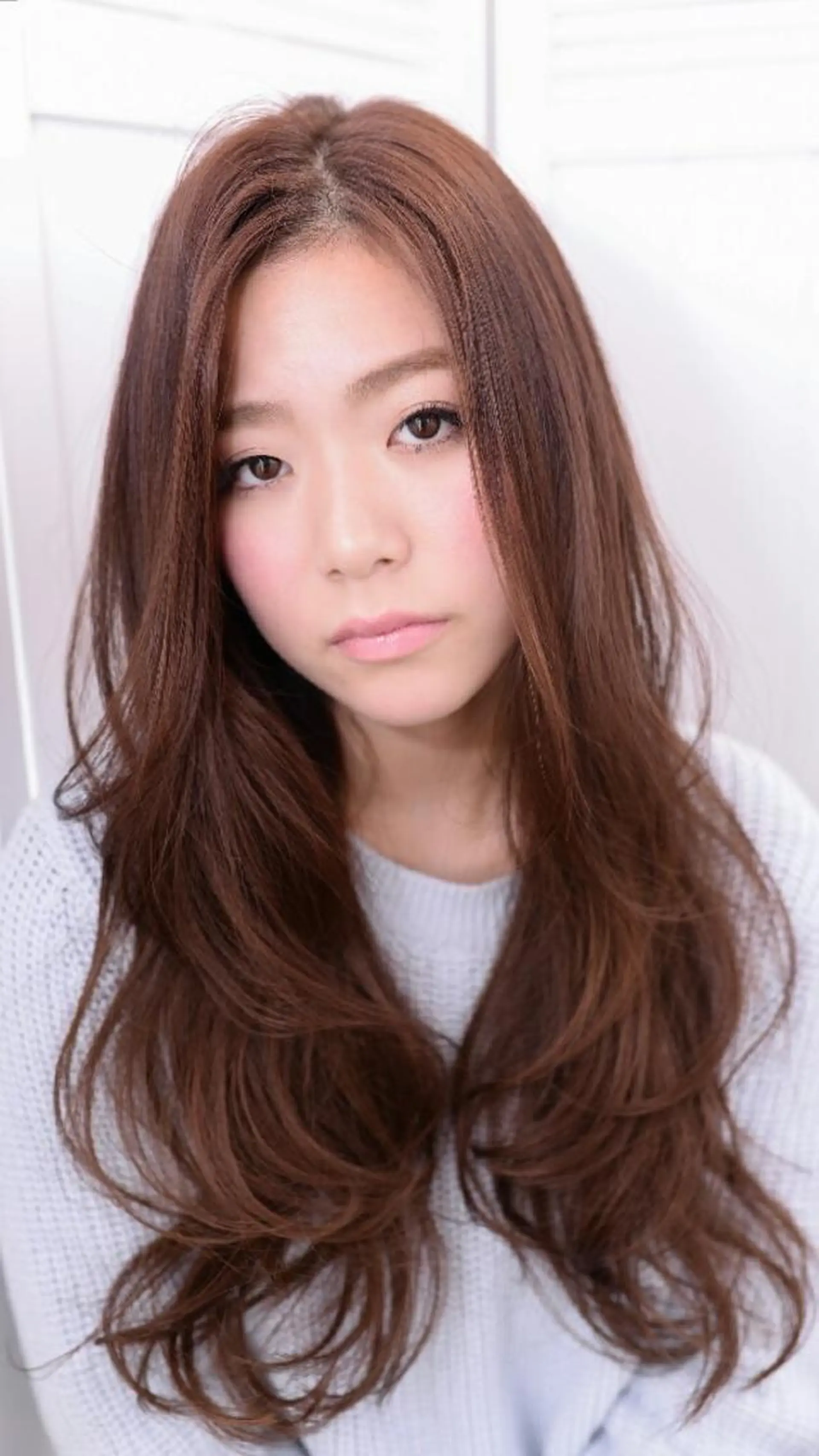 ロング セミロング カラー belta 姫路山吹 カラーモデル募集のヘアスタイル