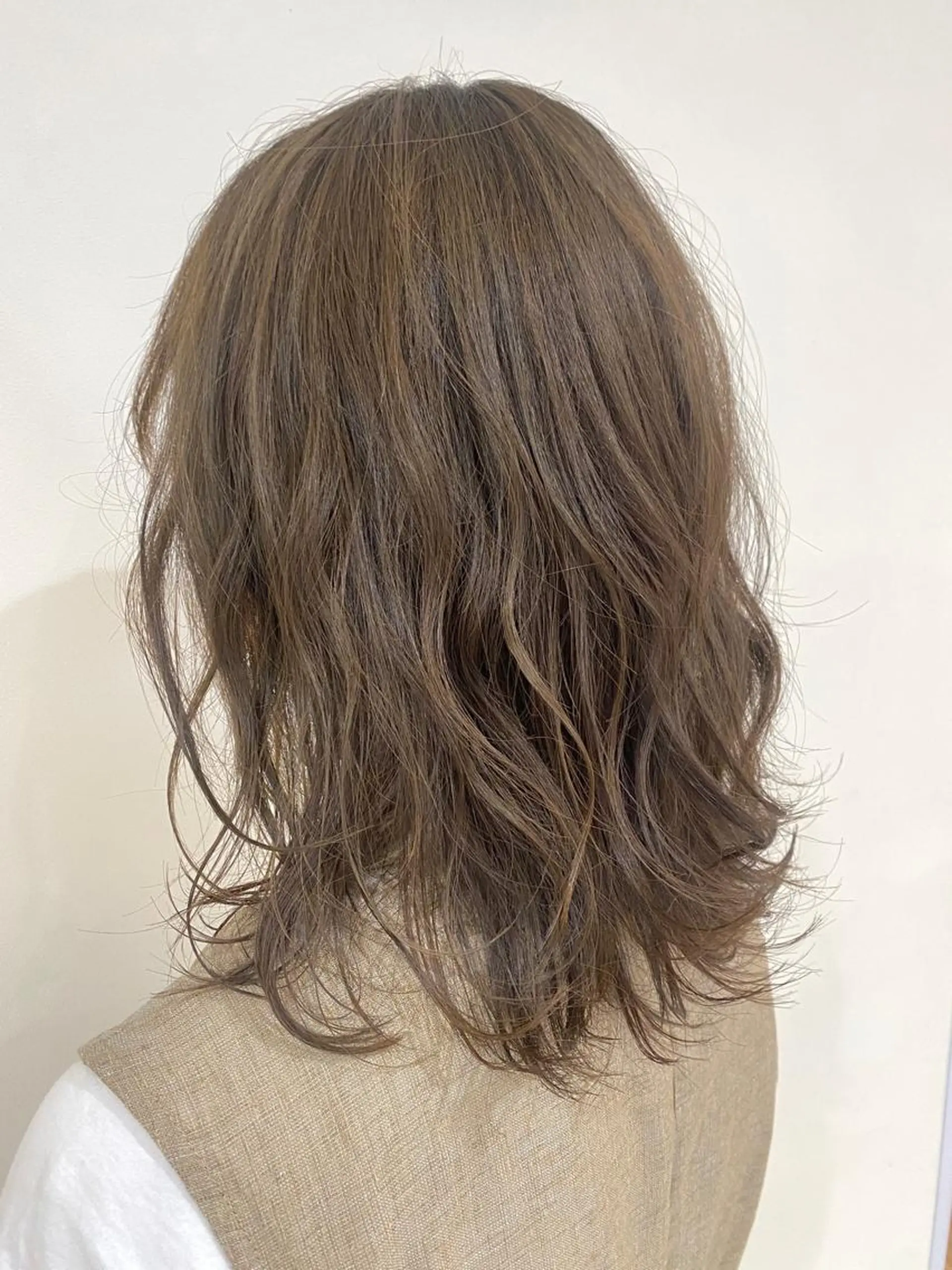 セミロング カット ヘアカラー トリートメント Maison 寺尾拓朗のヘアスタイル