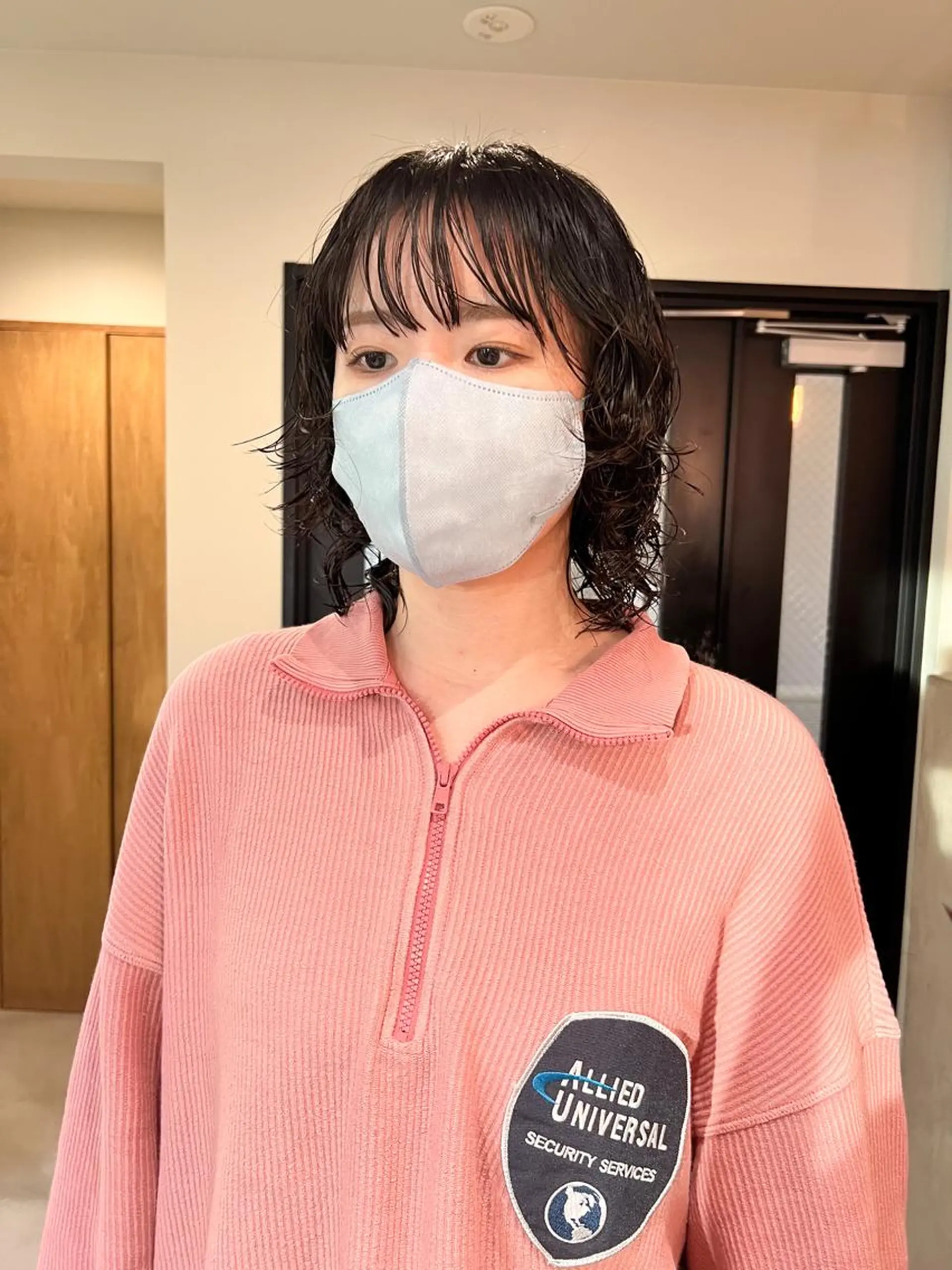 ミディアム パーマ ミディアムパーマ /癖毛パーマのヘアスタイル