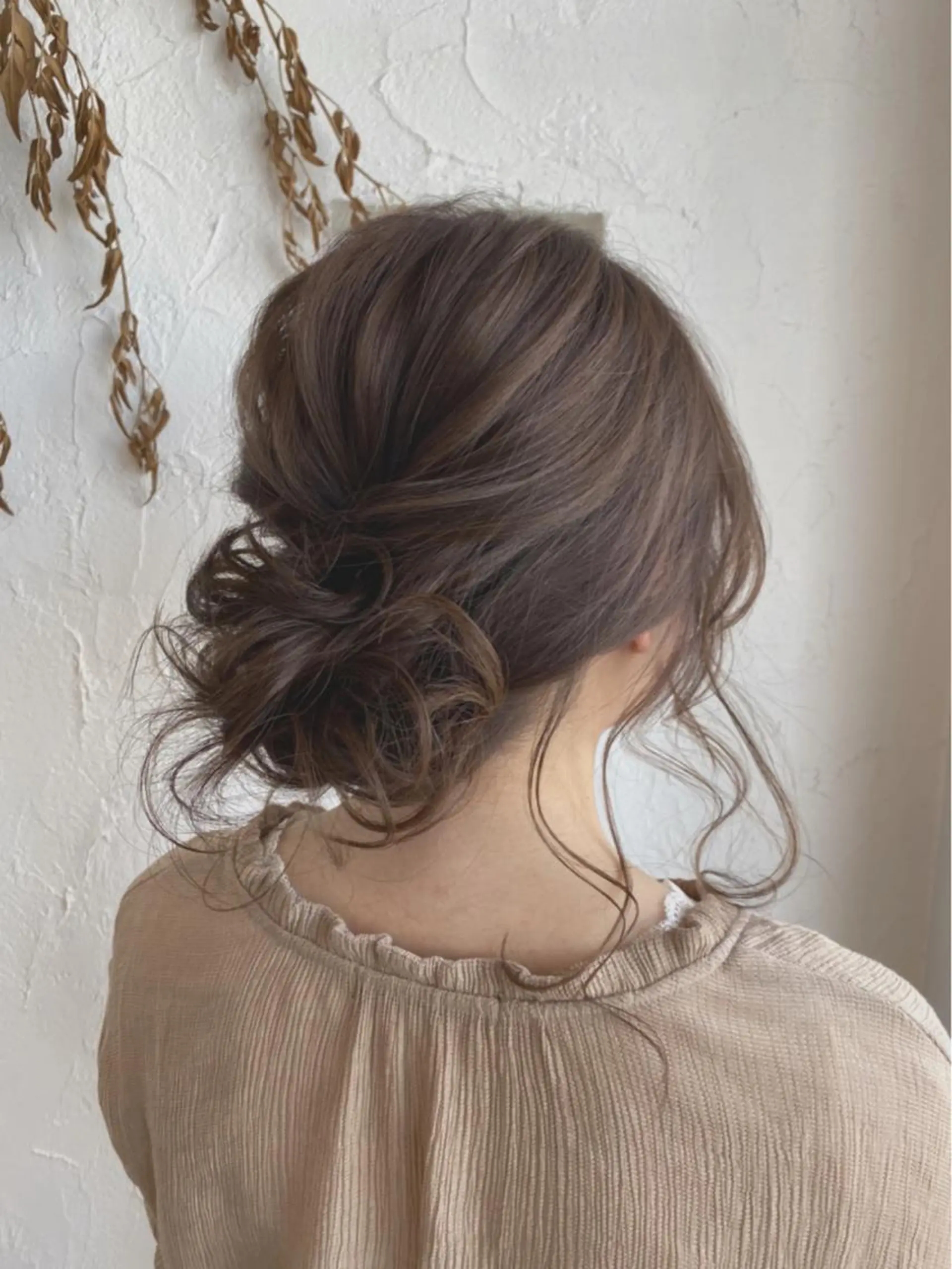 ミディアム カラー パーマ ヘアアレンジ ネイル 豊橋美容院 ソンリエのヘアスタイル