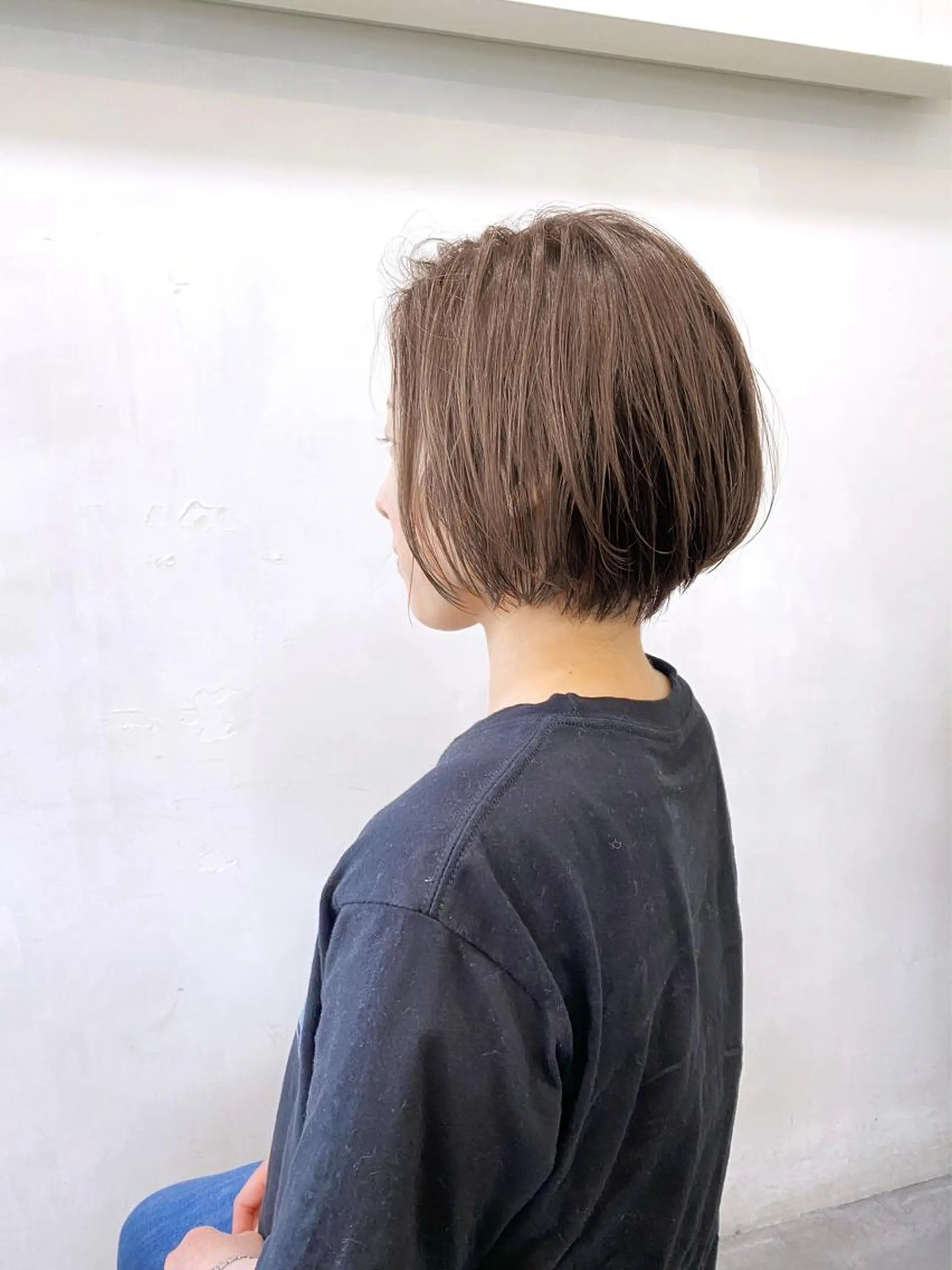 ショート カラー ブリーチ ハイライトカラー ハイライト カット ヘアカラー 進 詩織のヘアスタイル