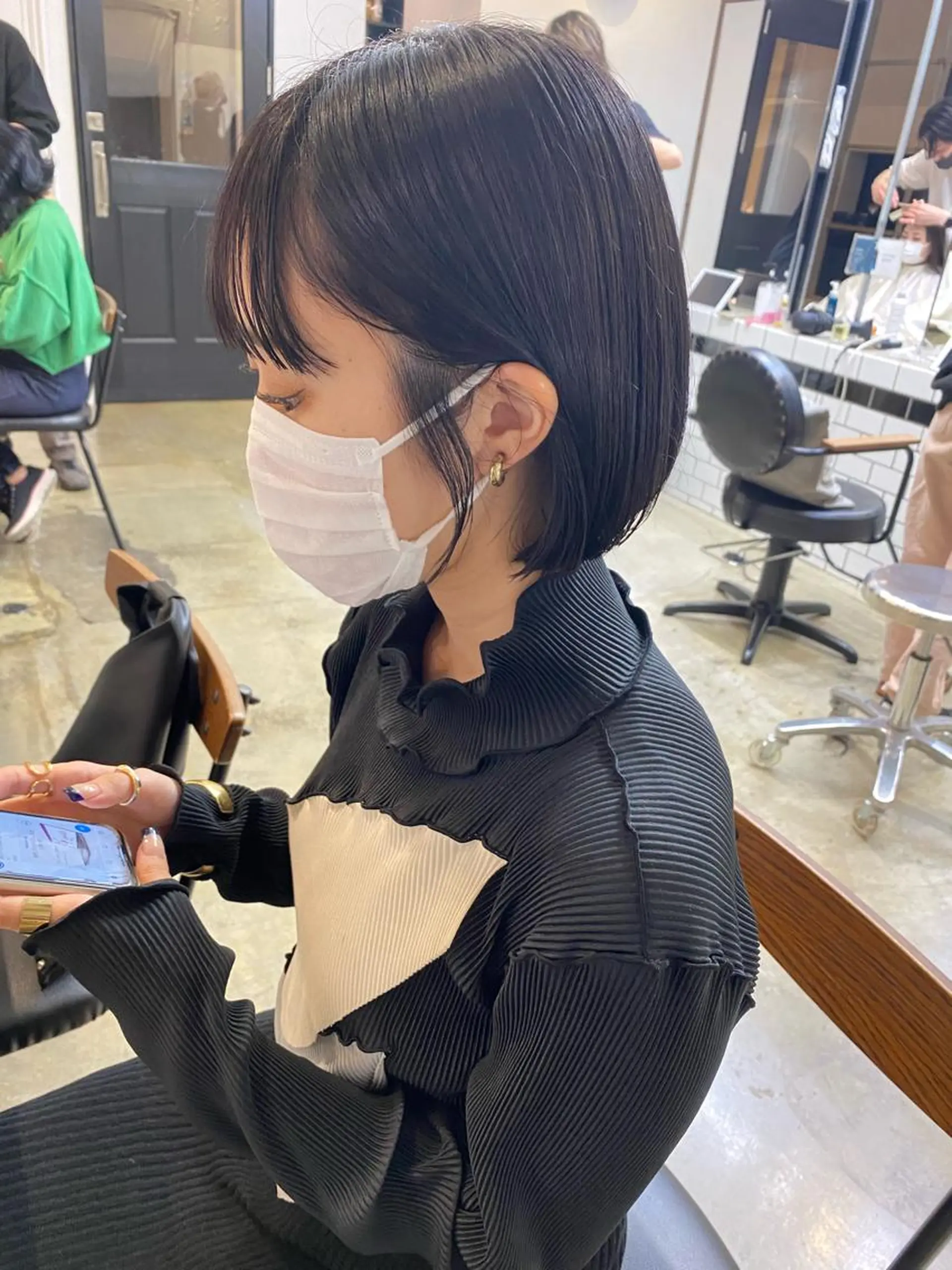 ショート カラー カット ヘアカラー トリートメント 🟩くすみカラー/ボ ブ/ショート/大司のヘアスタイル