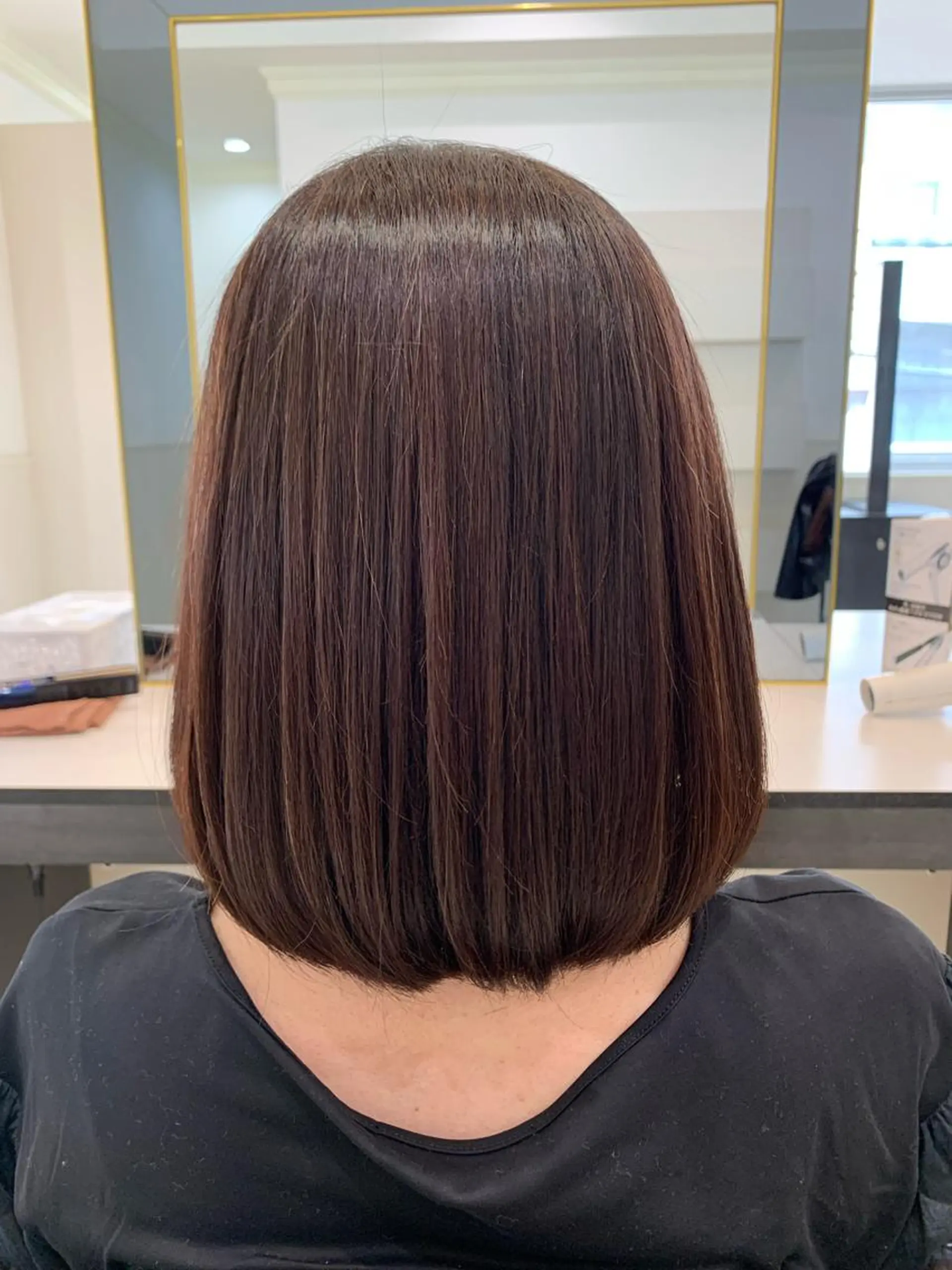 ミディアム カラー 小田切 栄司のヘアスタイル