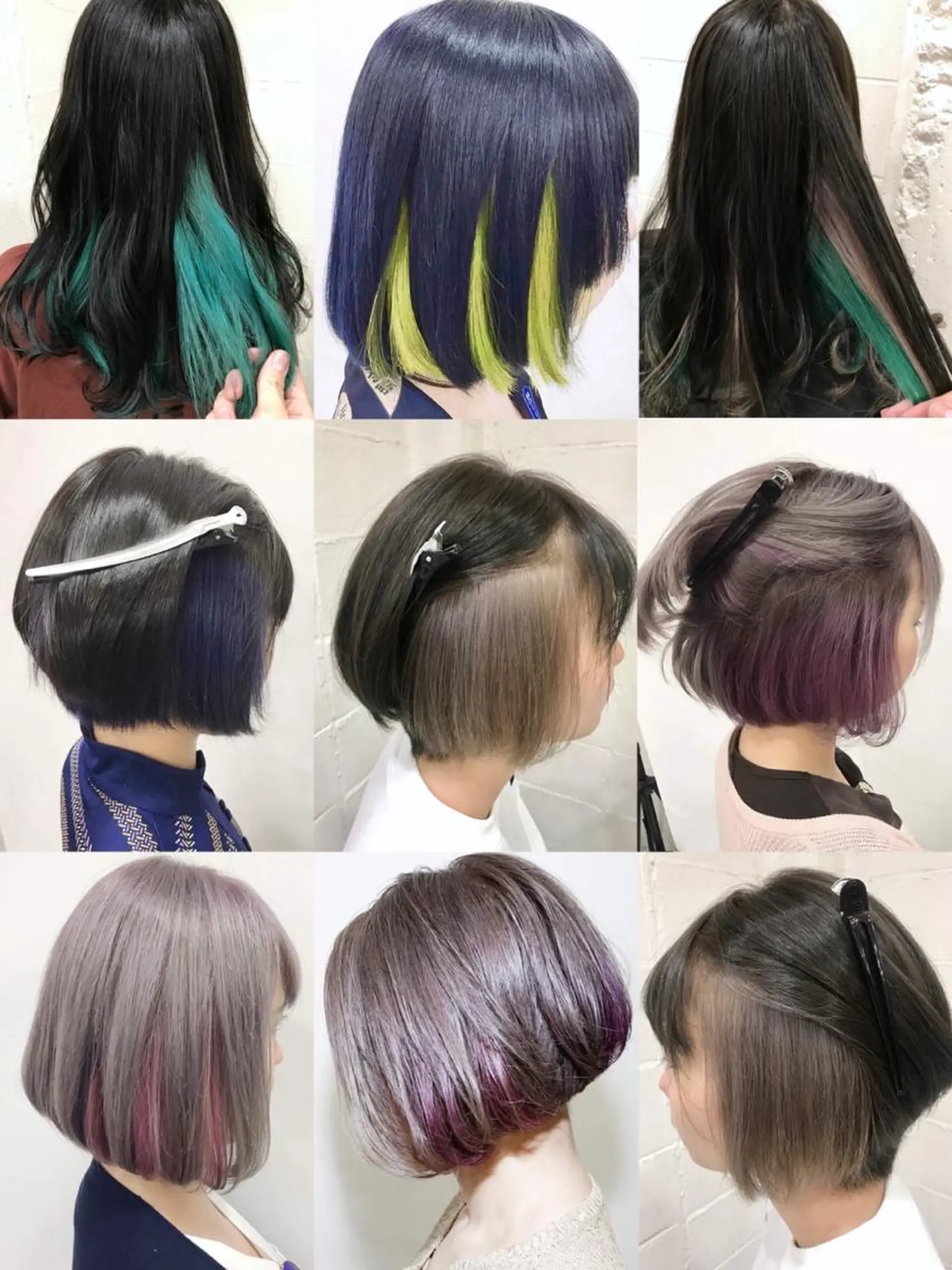 ミディアム カラー ササ キのヘアスタイル