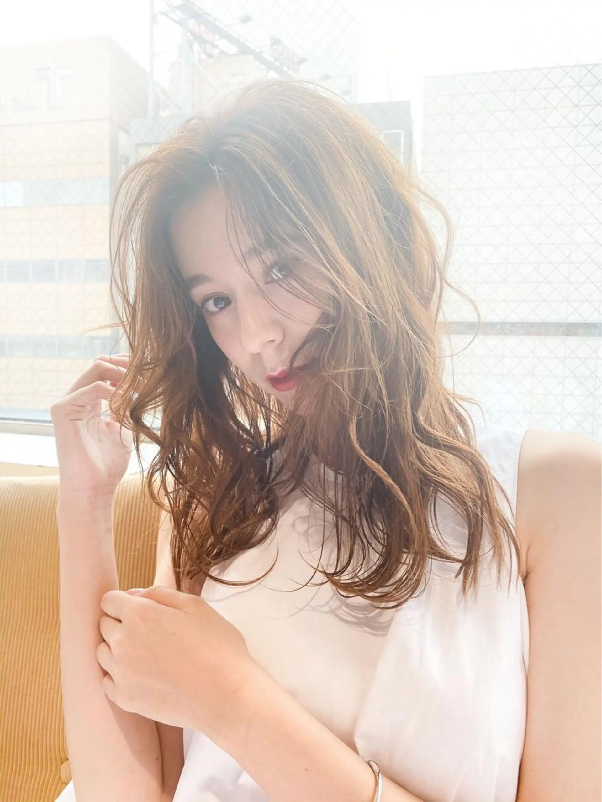 セミロング カラー パーマ ヘアアレンジ メンズ キッズ ネイル マツエク・マツパ 韓国ヘア🫧 KAZUTOのヘアスタイル