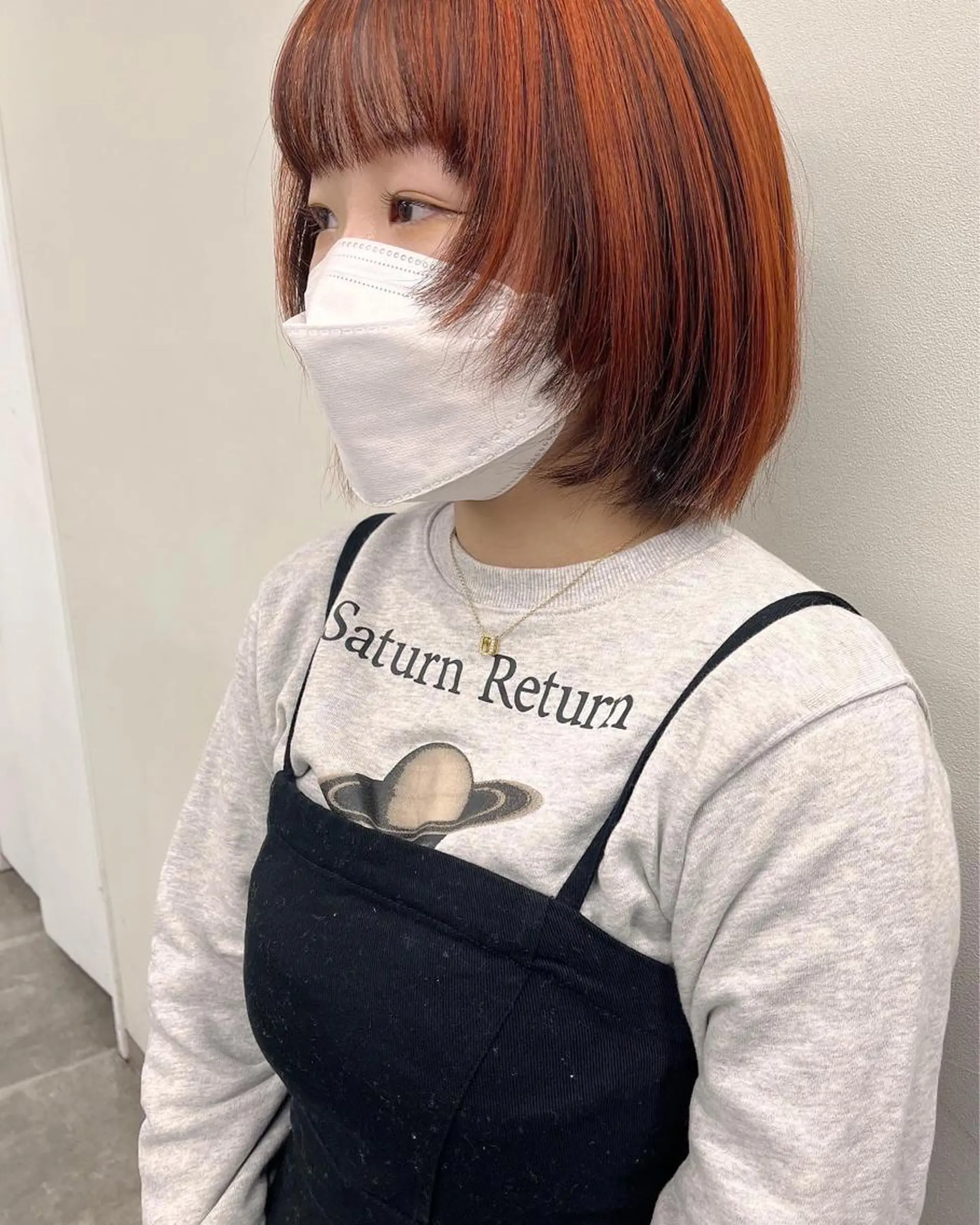 ショート カラー カット ヘアカラー トリートメント タケ/ボブカット ブリーチモデルのヘアスタイル