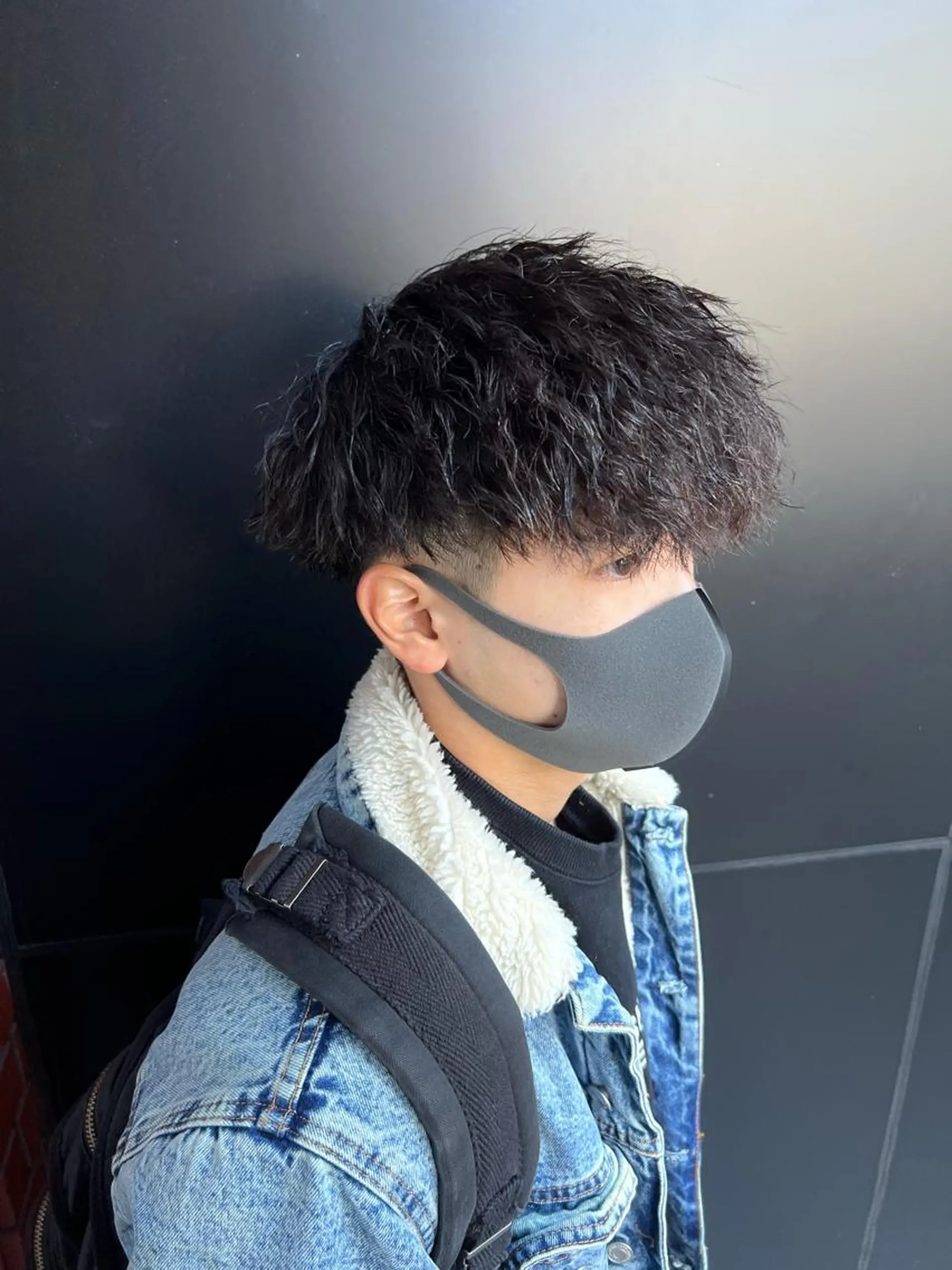 ショート パーマ 豊崎 佑輔のヘアスタイル