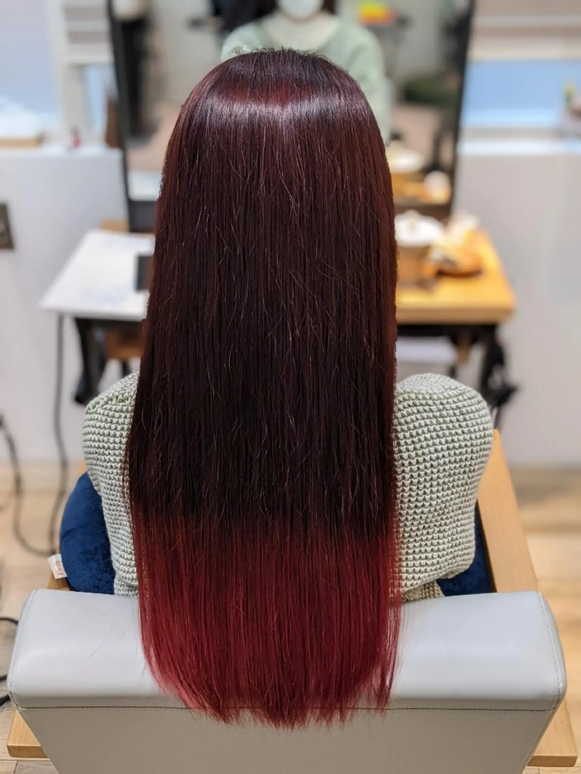 ロング カラー ブラウンカラー レッドカラー Kokeshi/吹上 /Rymlhairのヘアスタイル