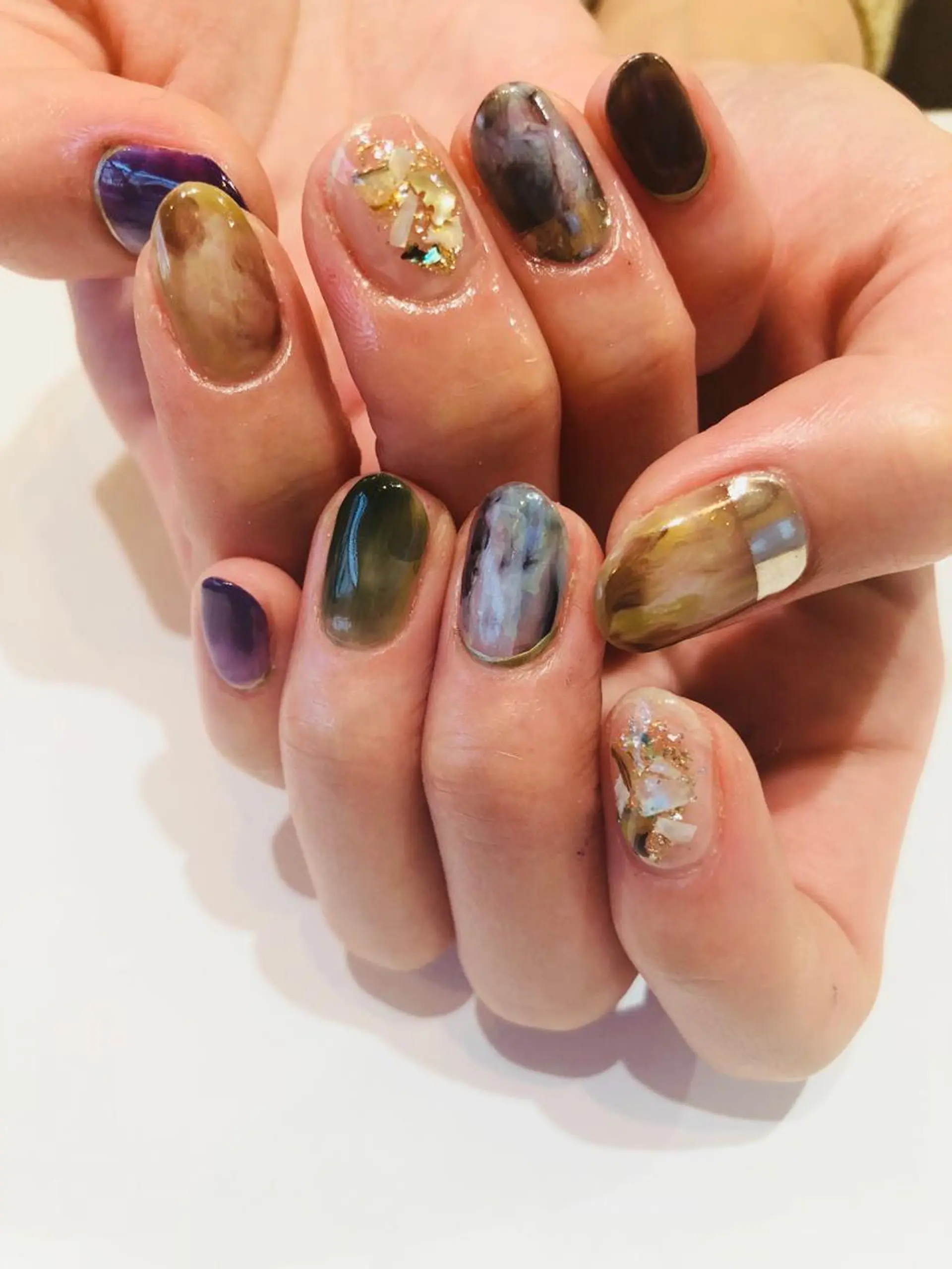 ネイル ニュアンスネイル 🎀AYAKO 🎀中韓ネイルのネイルデザイン