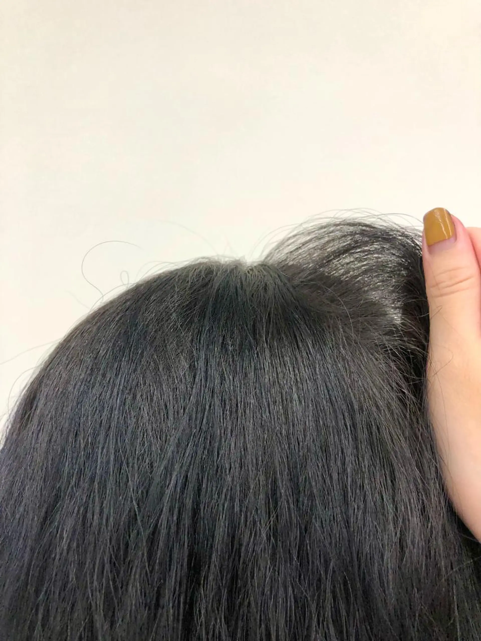 セミロング カラー ヘアアレンジ 黒髪 ブルーカラー ブルーブラック 透明感カラー 透明感/艶髪/💖 トレンドスタイル💖のヘアスタイル