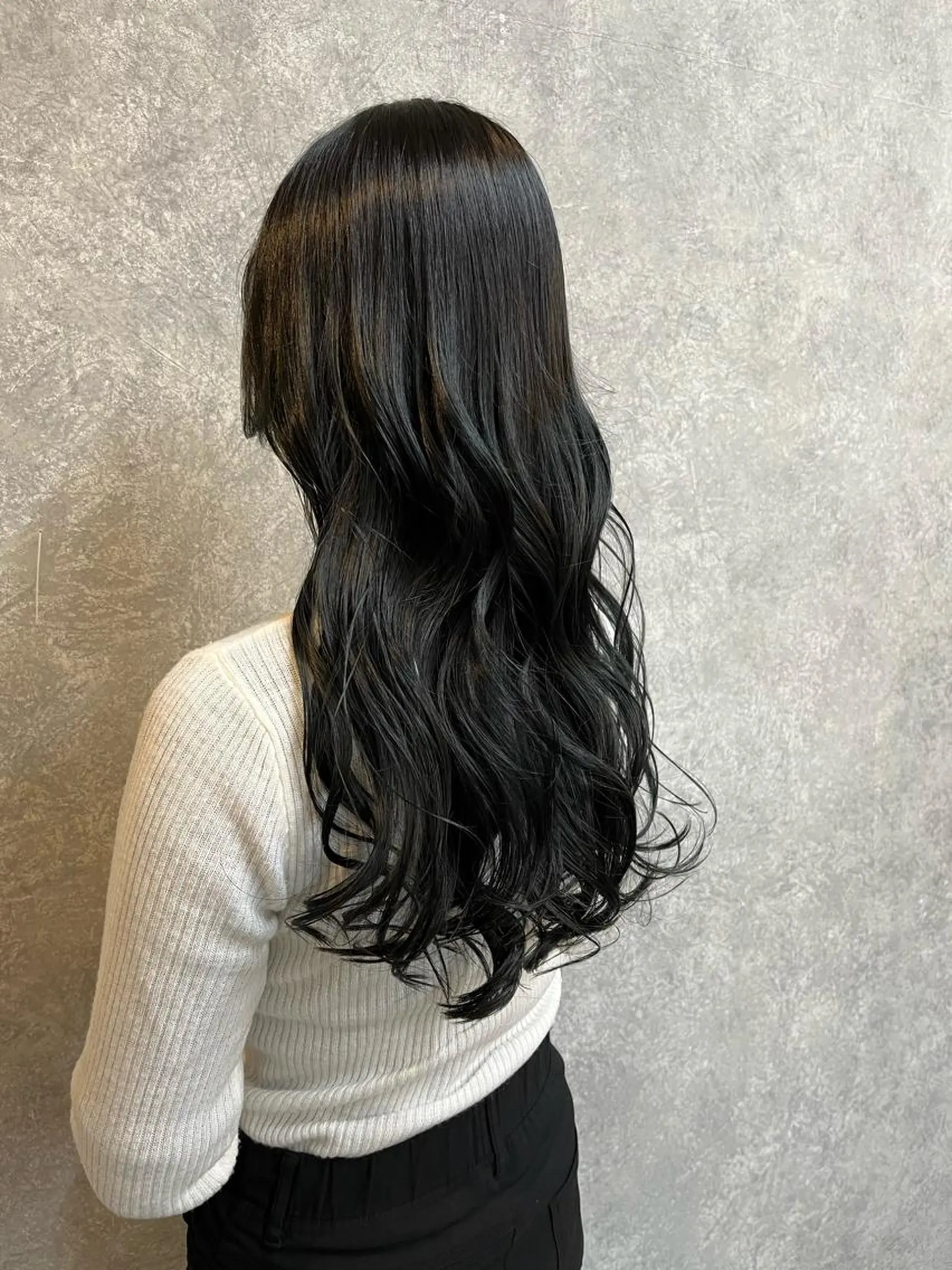 ロング ヘアカラー 縮毛矯正 森 隆司のヘアスタイル