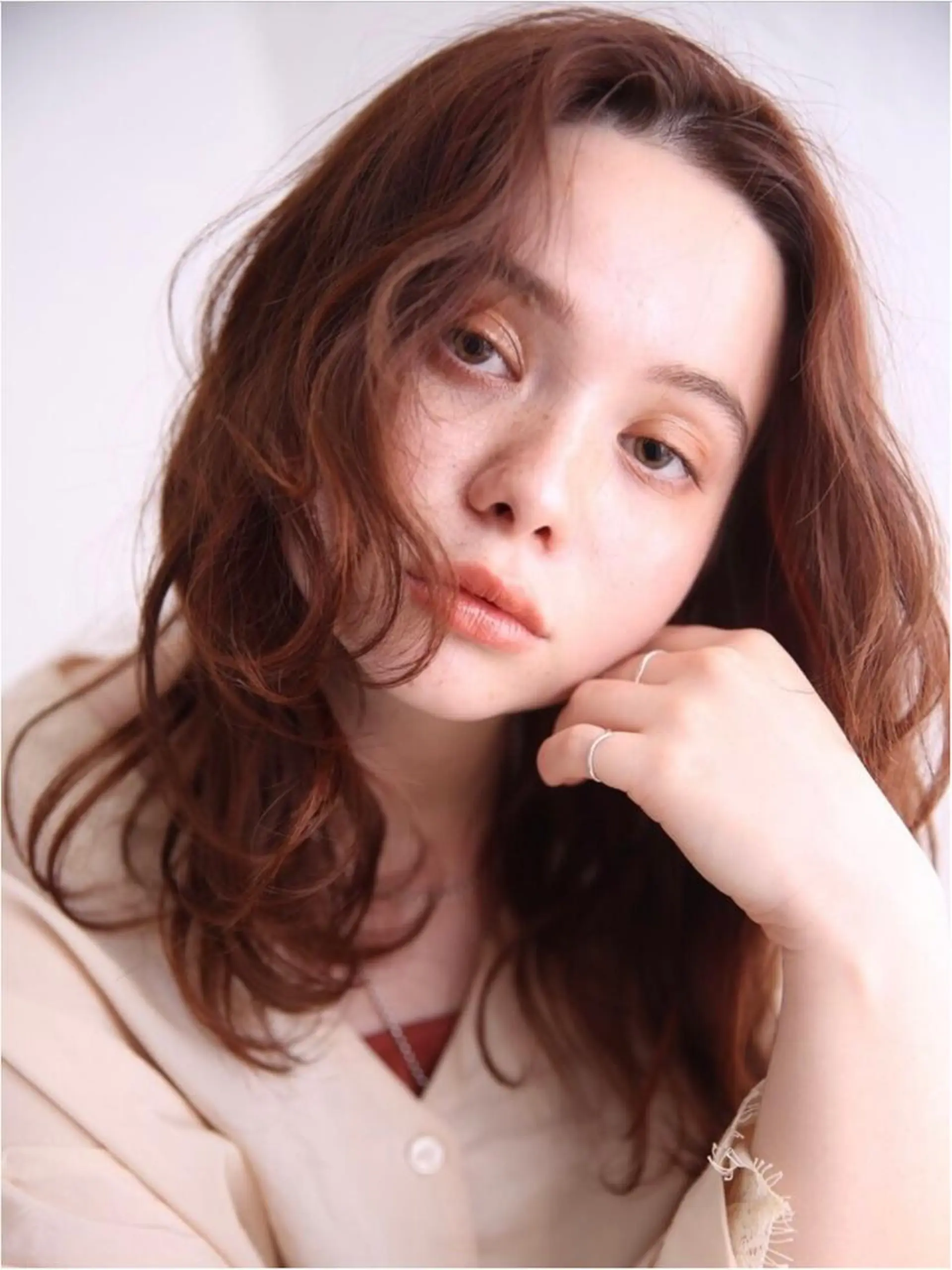 ミディアム カット 新宿御苑前/新宿 Ryuseiのヘアスタイル