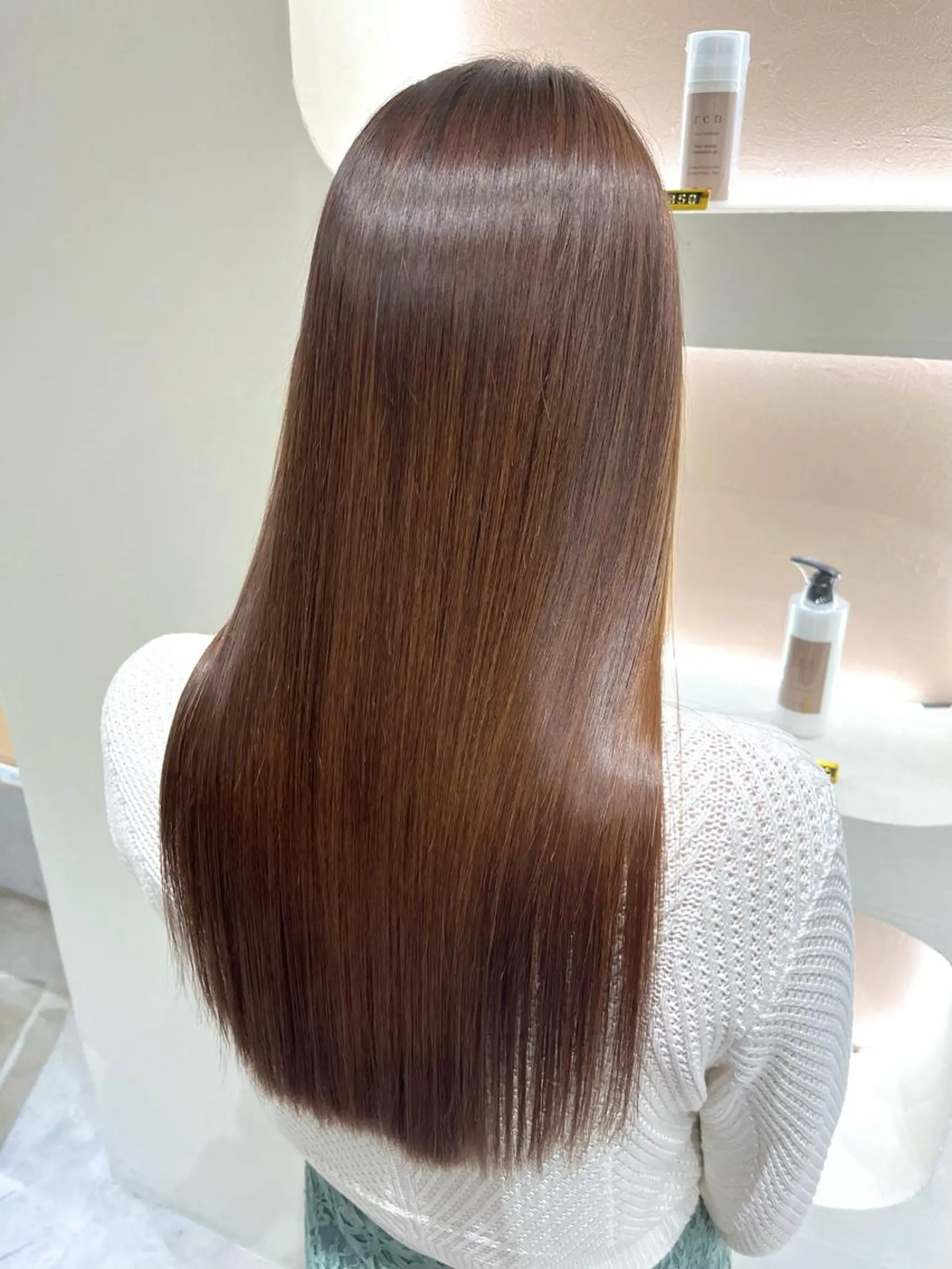 ロング 縮毛矯正 縮毛矯正 LAGRECE大阪梅田店所属・美髪矯正・髪質改善 【中村吉孝】のヘアスタイル