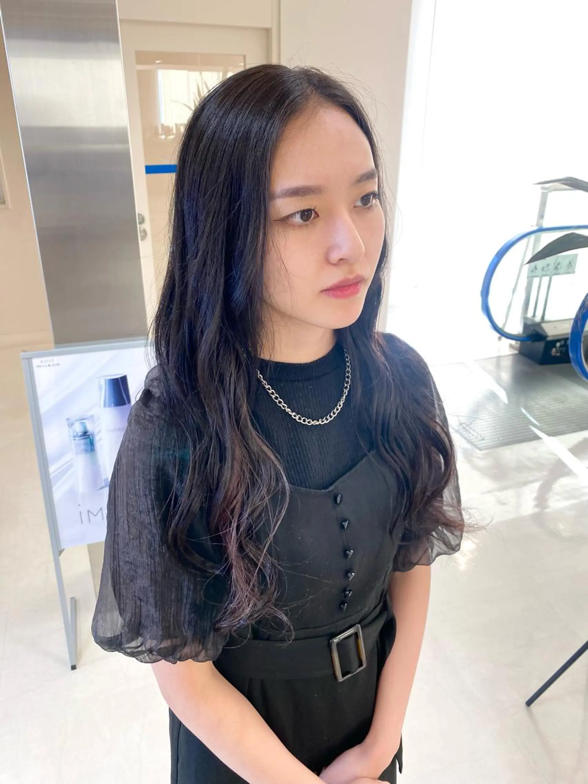 ロング カラー 推し活/韓国/ブリー チカラーminamiのヘアスタイル