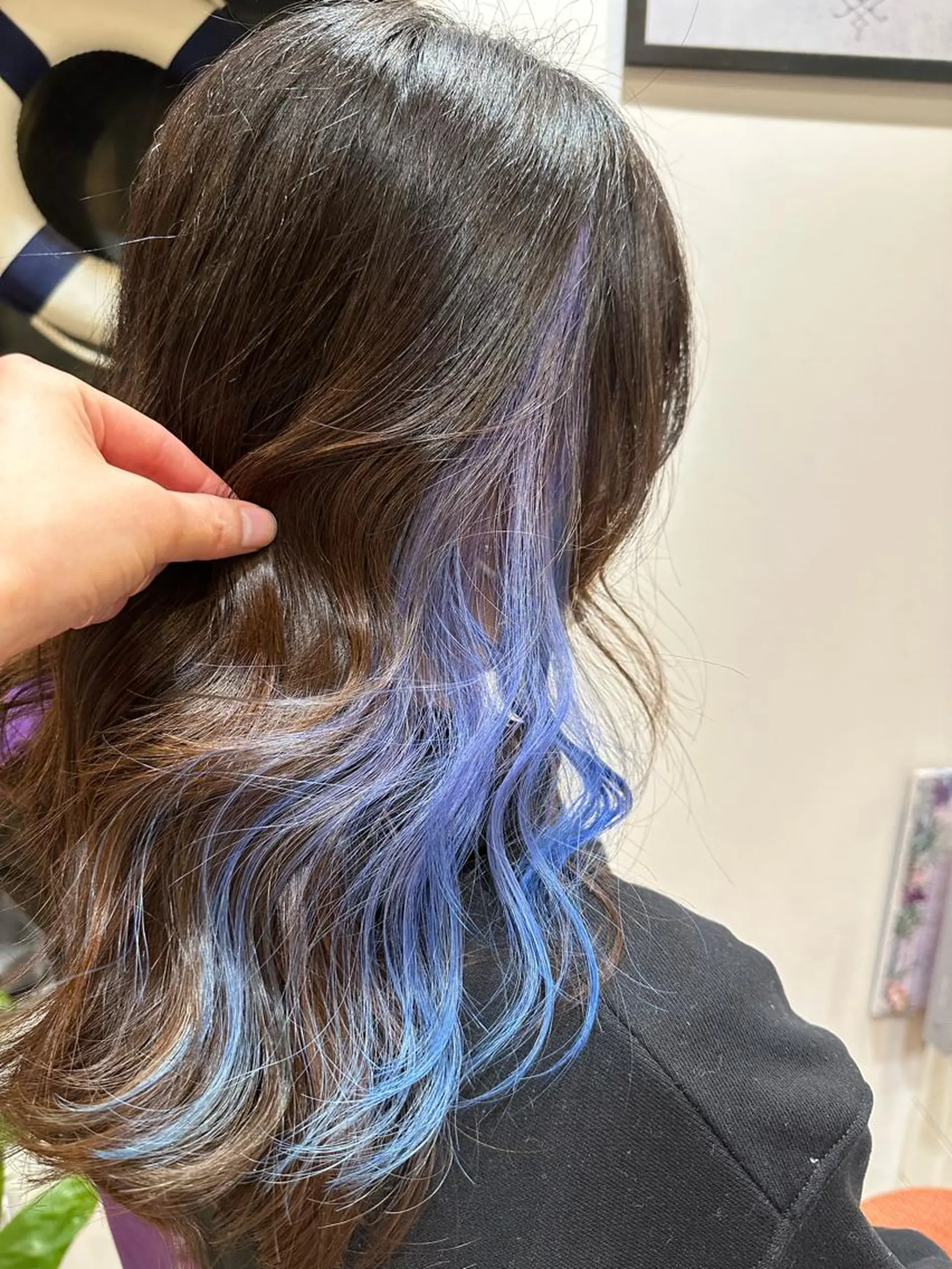 セミロング カラー 🪼高評価🪼 💎柴崎の藤咲💎のヘアスタイル