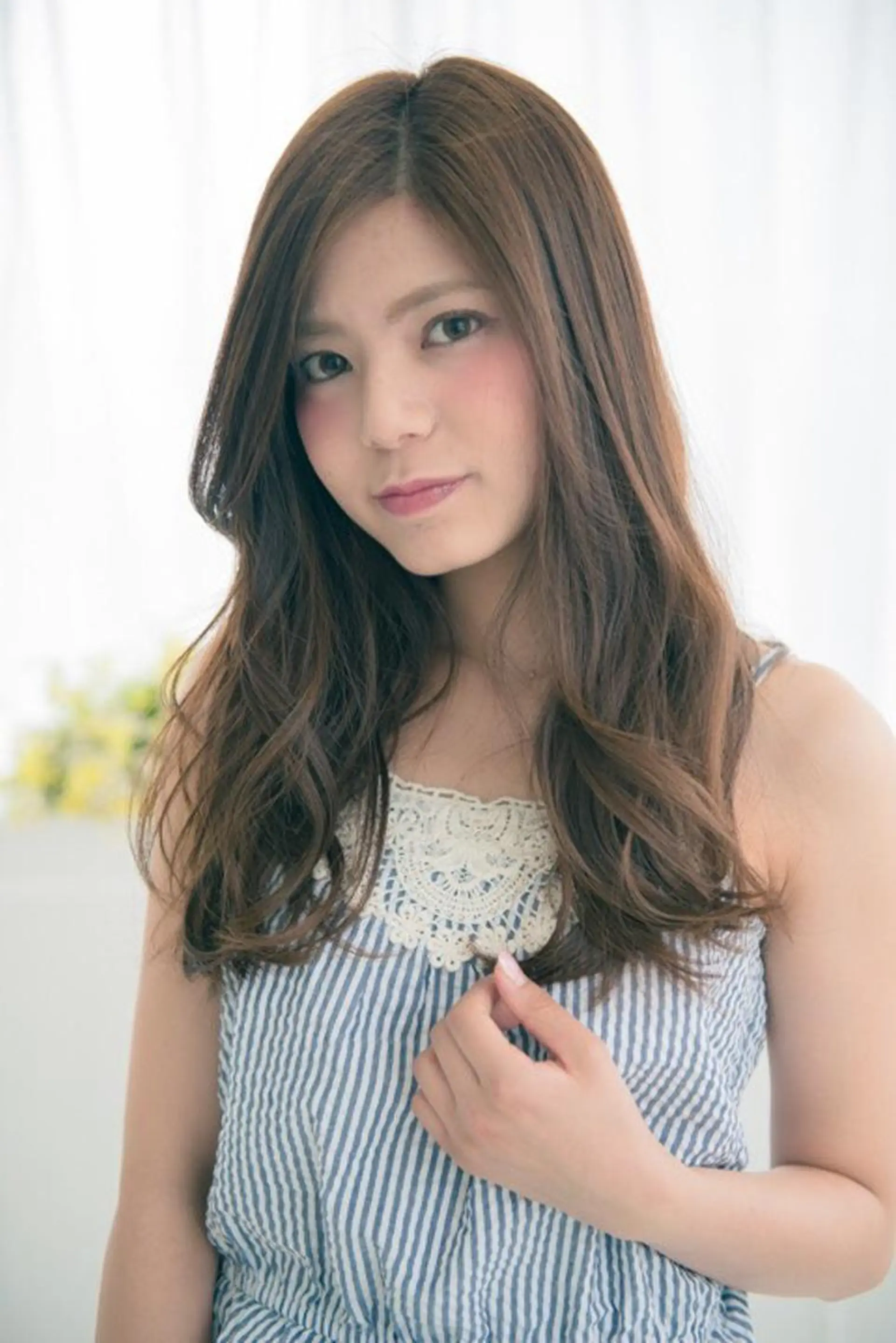 ロング カット パーマ 笠谷 正之のヘアスタイル