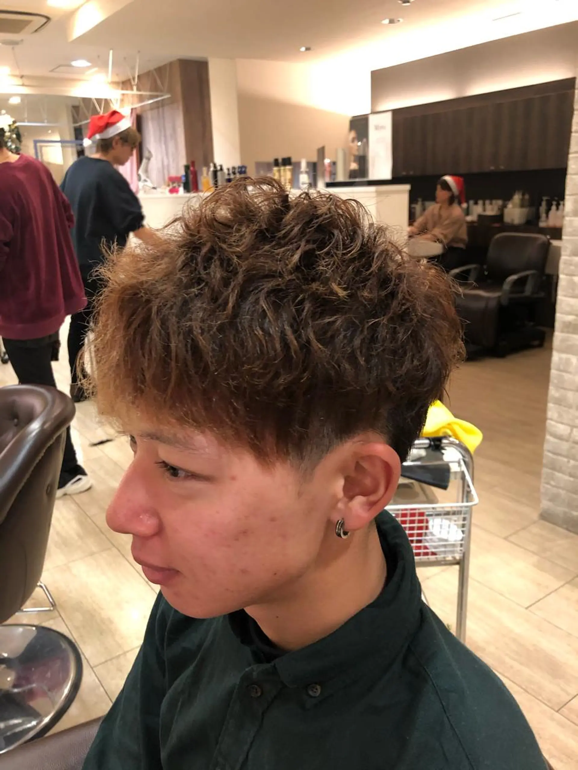 ショート メンズ メンズパーマ 森澤 一也のヘアスタイル