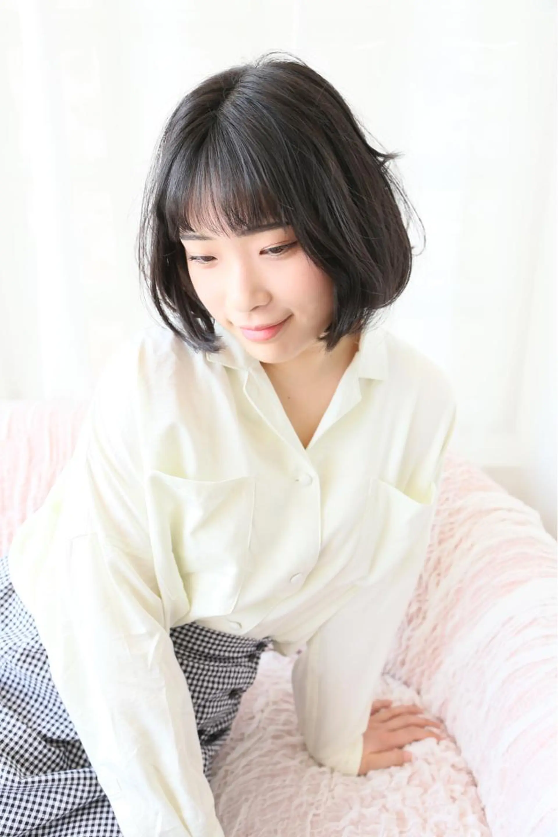 ショート ボブ 外国人風カラー 森 宇旦のヘアスタイル