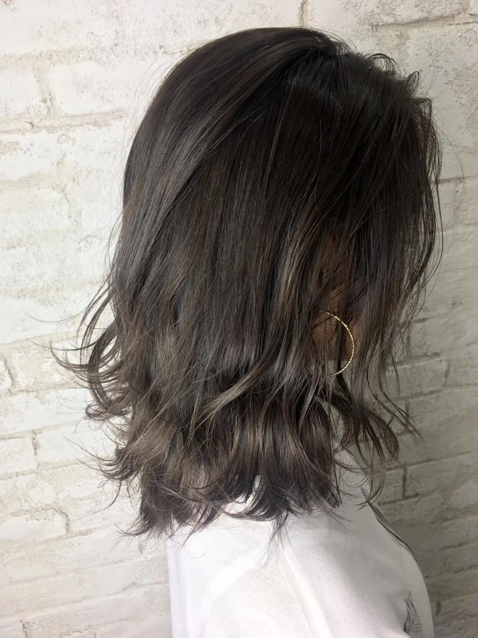 セミロング カラー グラデーションカラー boutique misakiのヘアスタイル