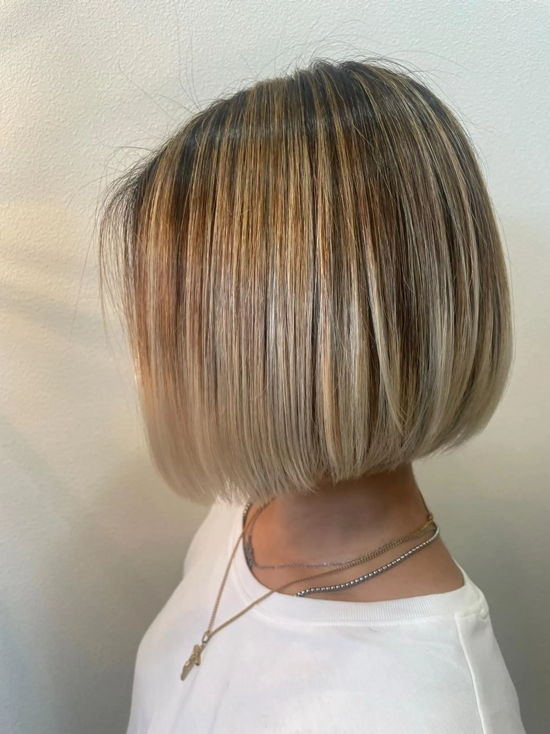 ミディアム カラー ノンダメージサロン/ 豊中/美容室のヘアスタイル