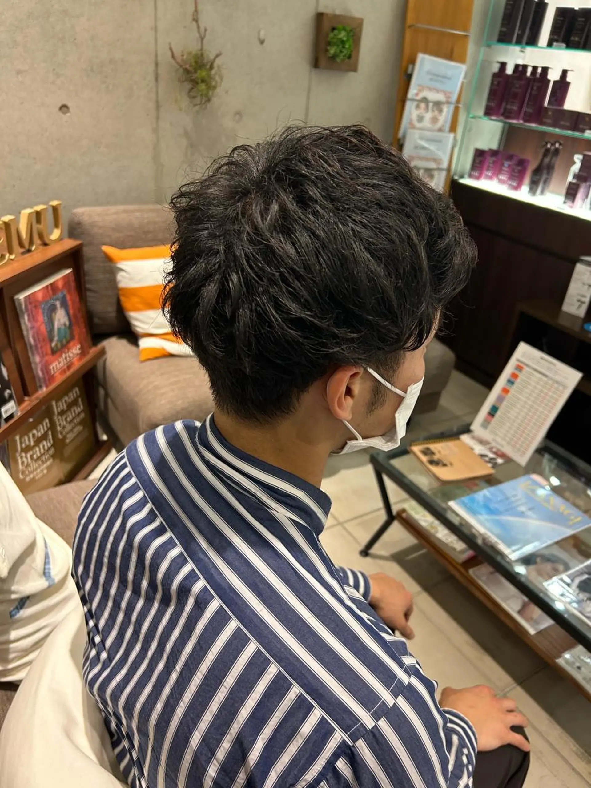 メンズ 増渕 里奈のヘアスタイル