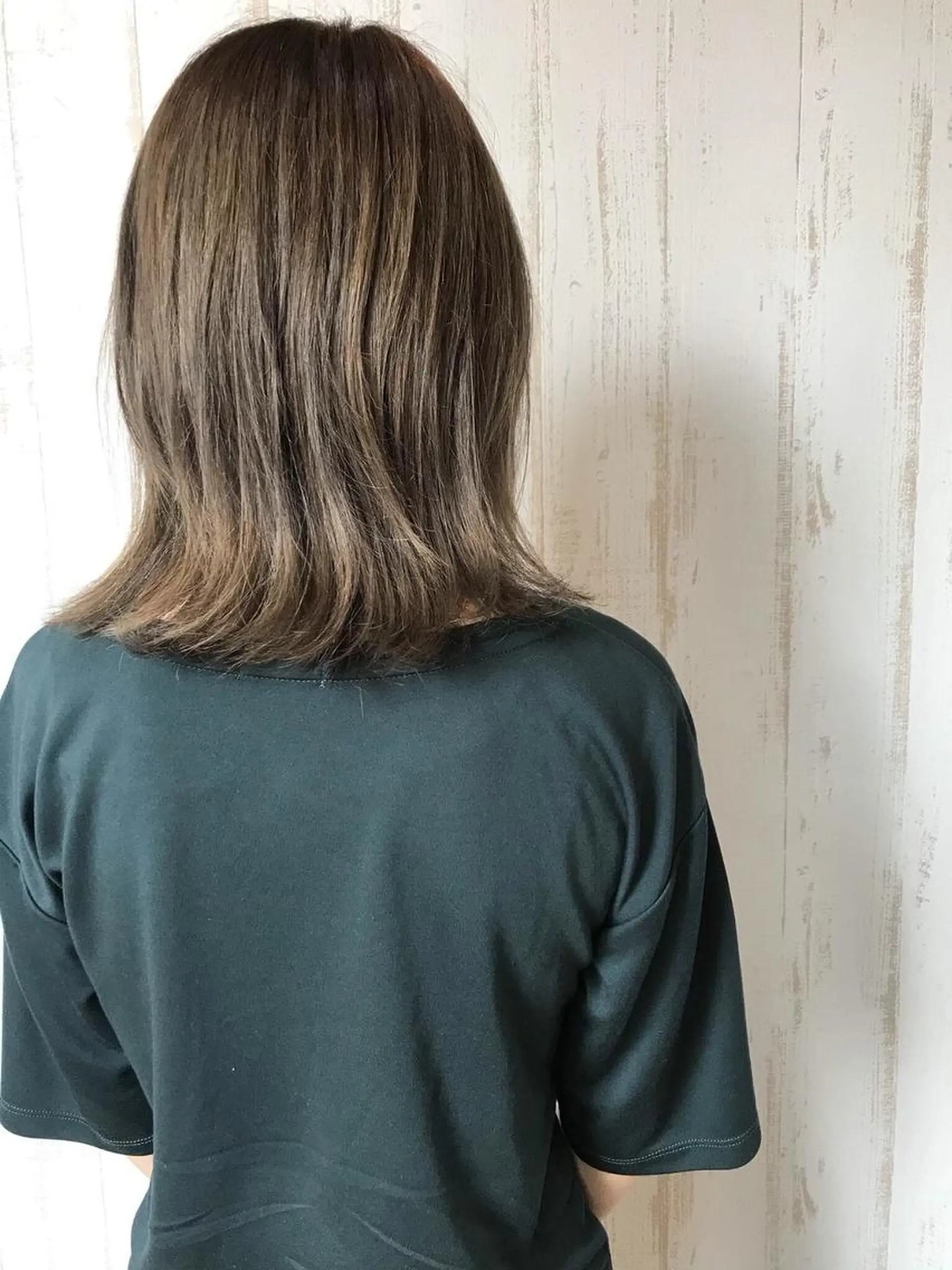 ロング カラー パーマ ヘアアレンジ チビ編み込みエクステ シールEXどぅ〜すのヘアスタイル