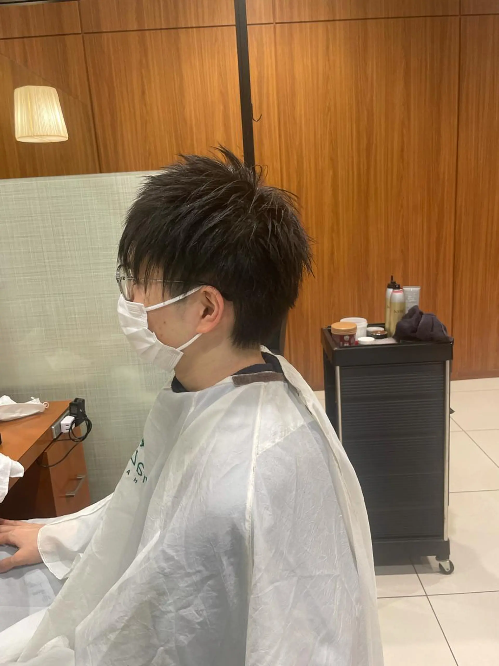 ショート メンズ 髙田 千華 髪質改善ストレートのヘアスタイル